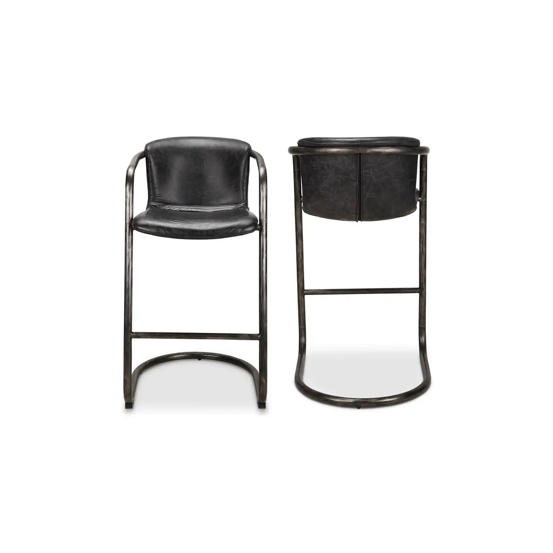 MOES, FREEMAN BAR STOOLS - SET OF TWO, BAR STOOLS