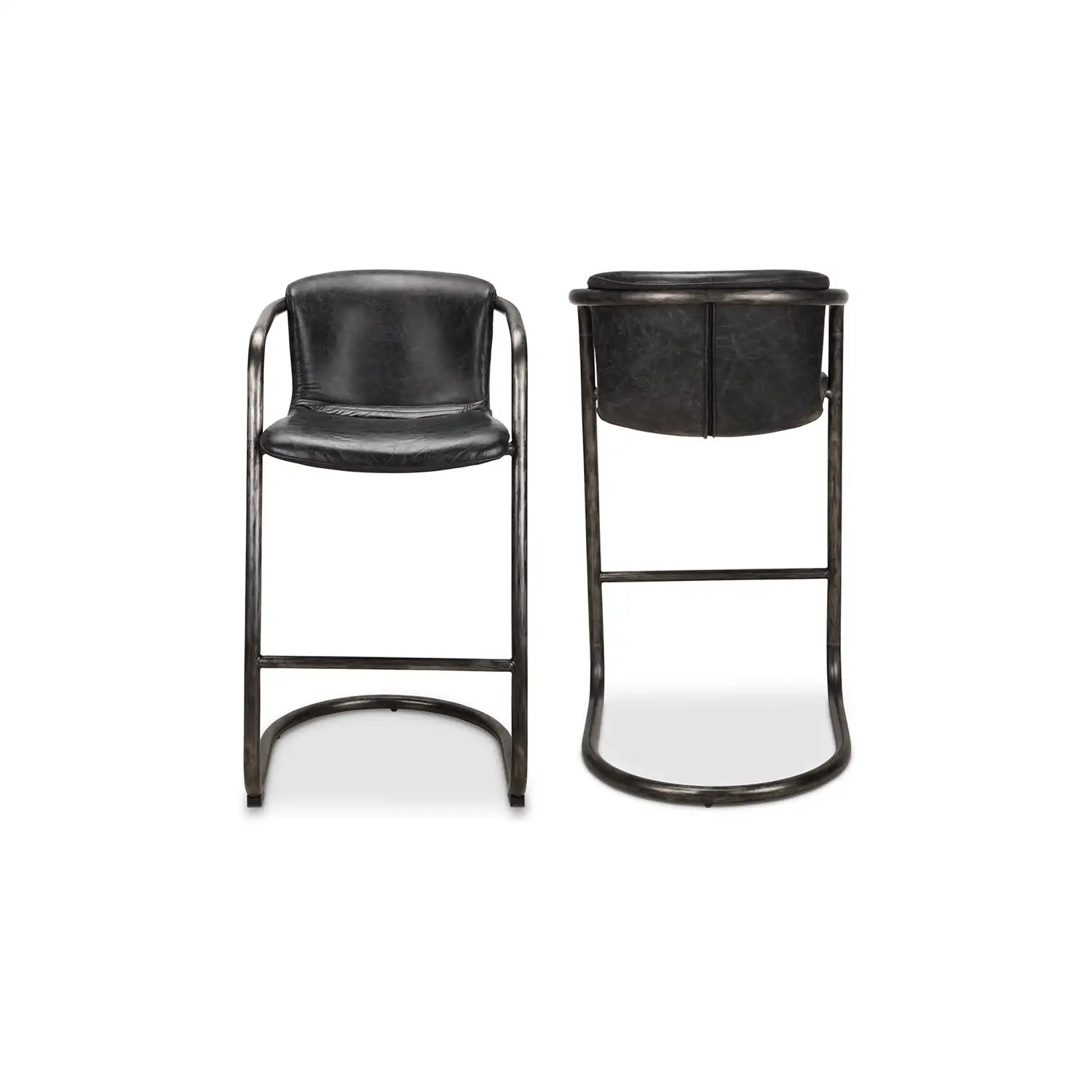 MOES, FREEMAN BAR STOOLS - SET OF TWO, BAR STOOLS