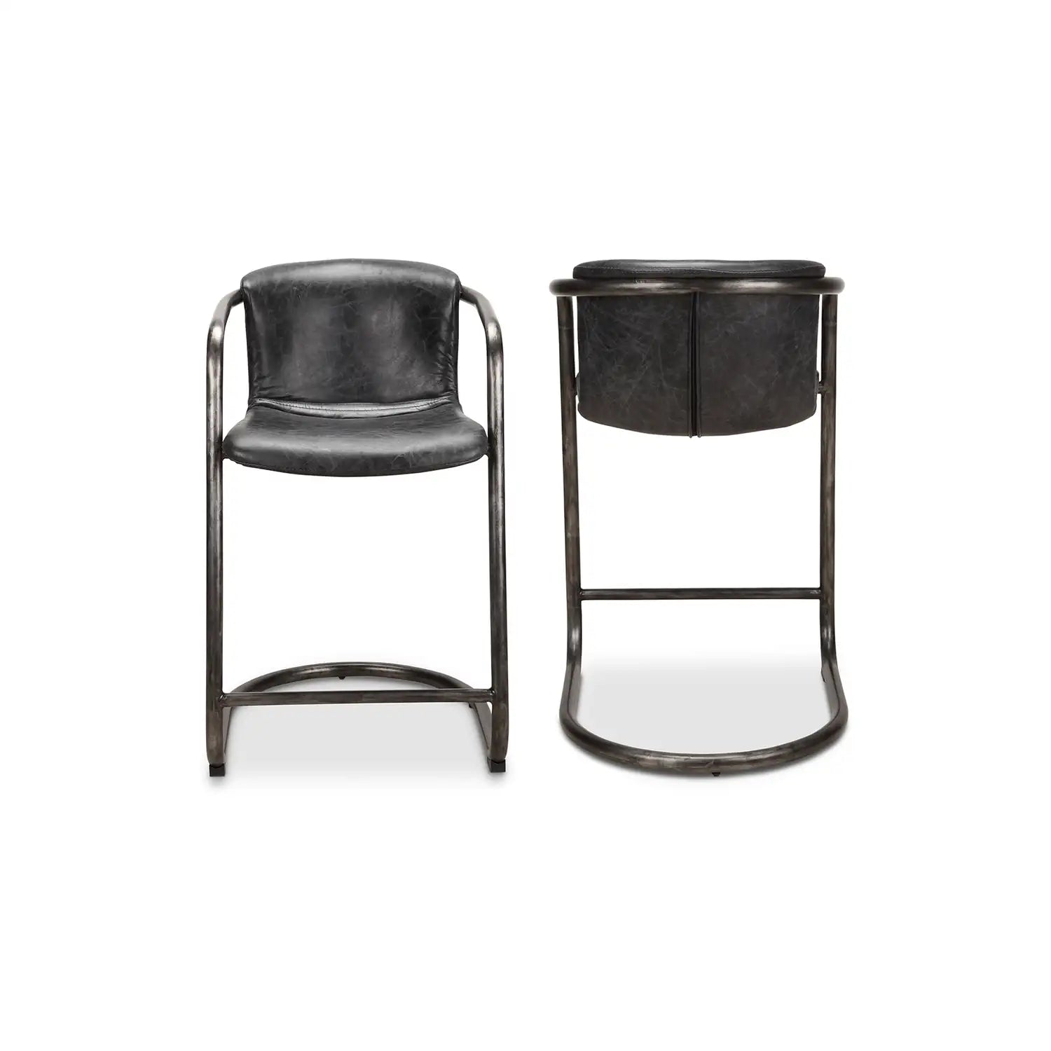 MOES, FREEMAN COUNTER STOOLS - SET OF TWO, BAR STOOLS
