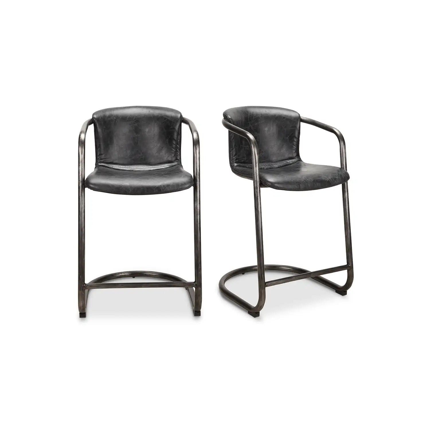 MOES, FREEMAN COUNTER STOOLS - SET OF TWO, BAR STOOLS