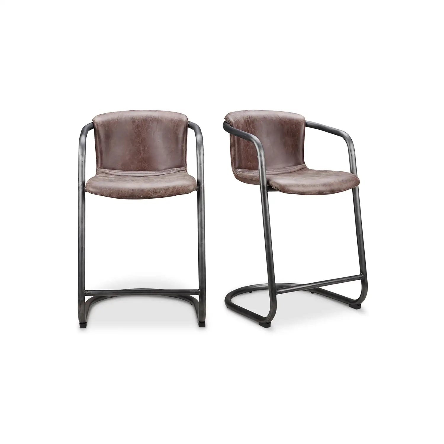 MOES, FREEMAN COUNTER STOOLS - SET OF TWO, BAR STOOLS