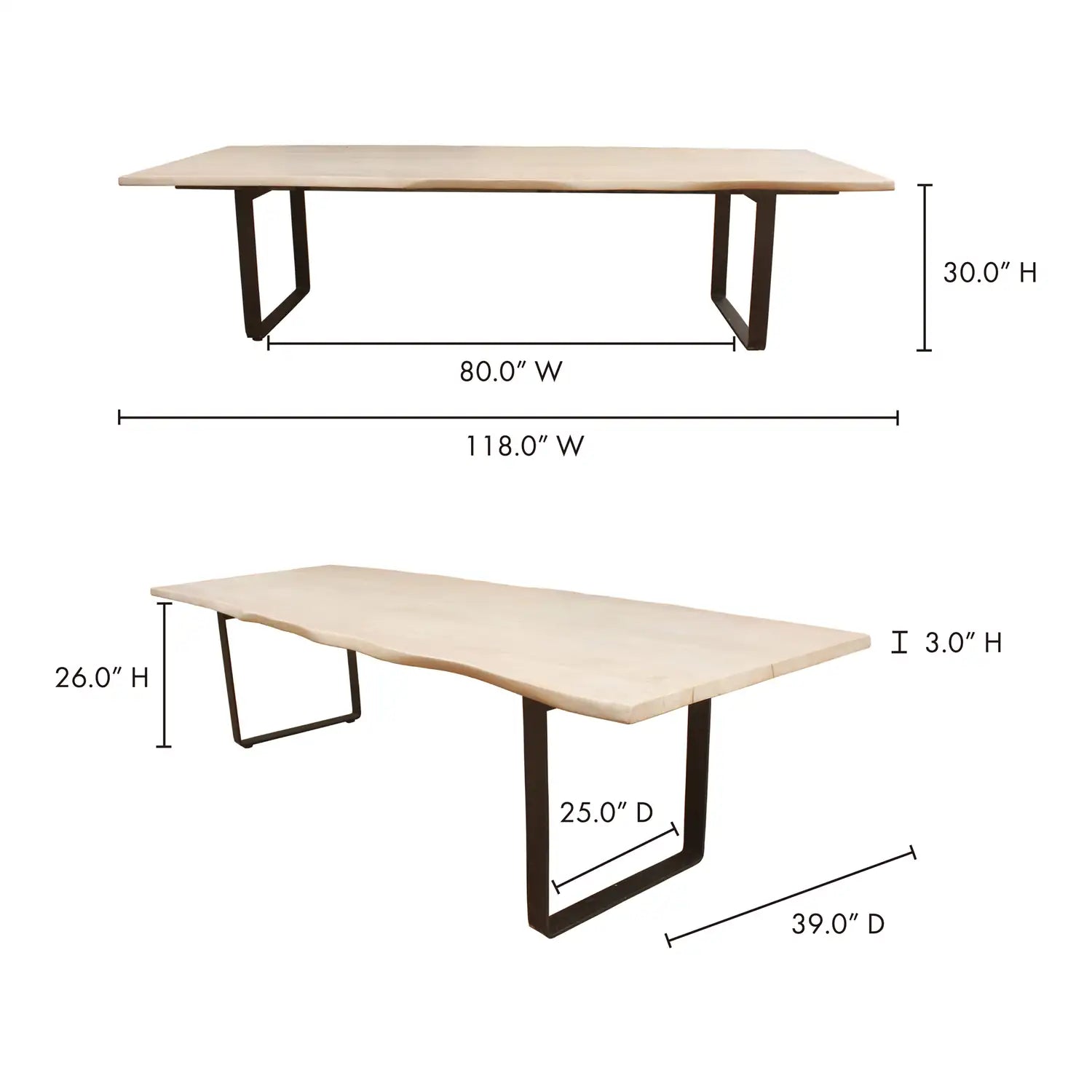 MOES WILKS DINING TABLES - Dining Tables