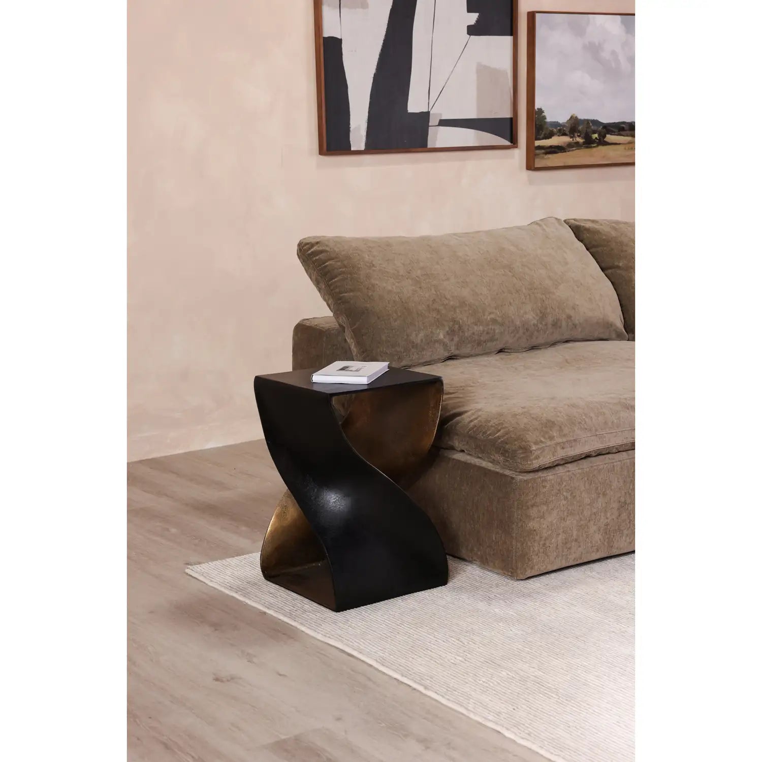 MOES TWIST ACCENT TABLES - Side