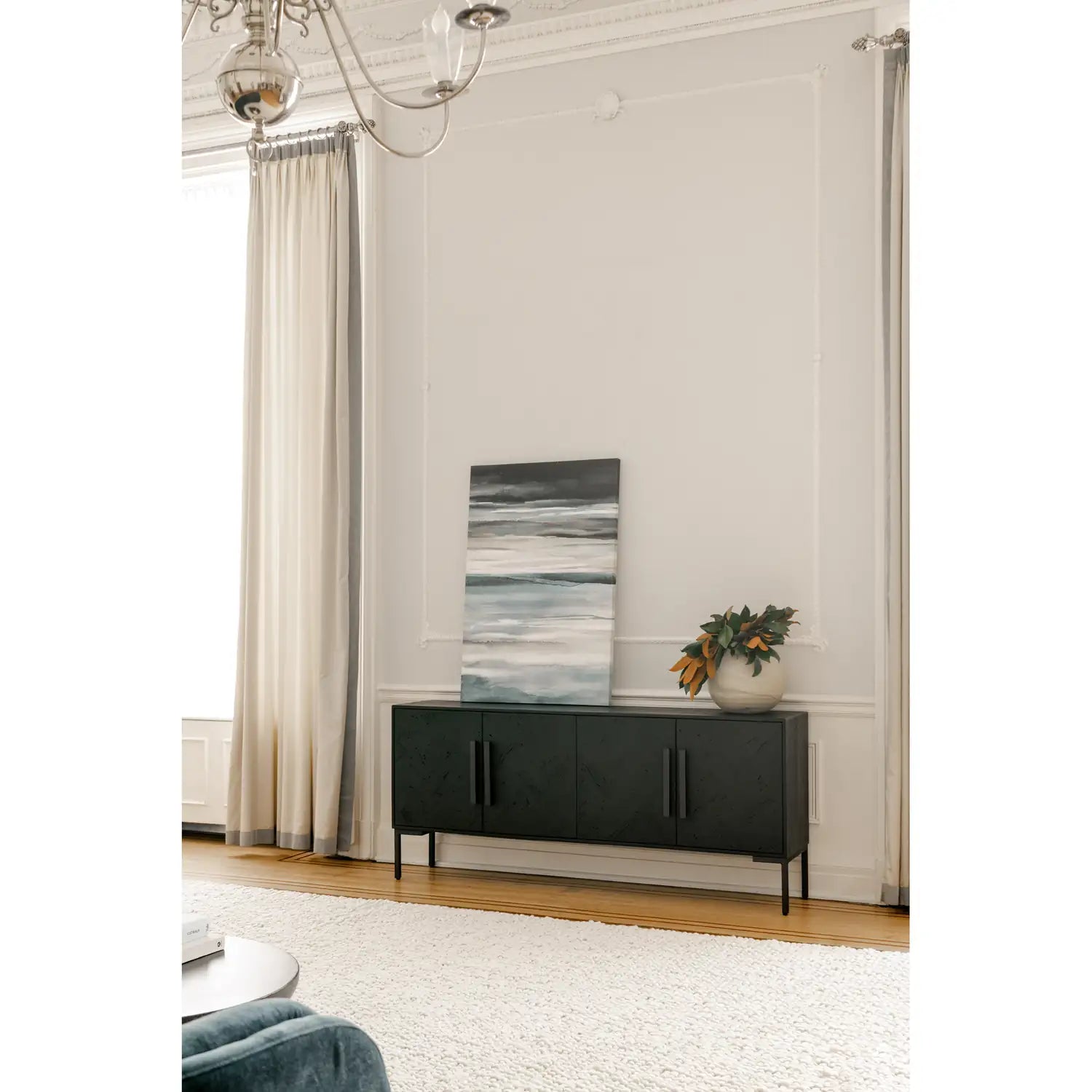 MOES FISHBONE SIDEBOARDS - Cabinets & Bar