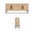 MOES FISHBONE SIDEBOARDS - Cabinets & Bar