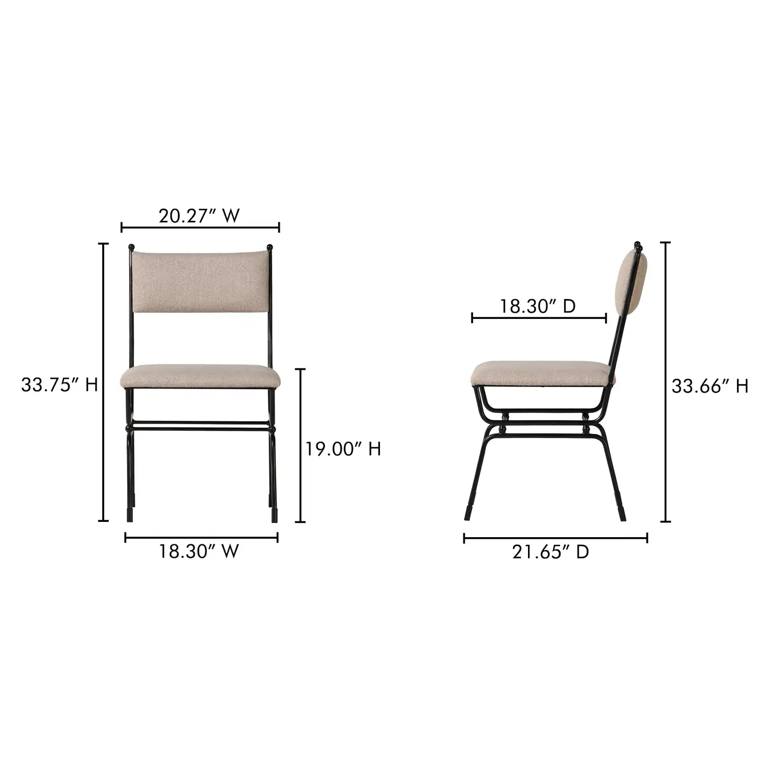 MOES, POSTA DINING CHAIRS, DINING CHAIRS