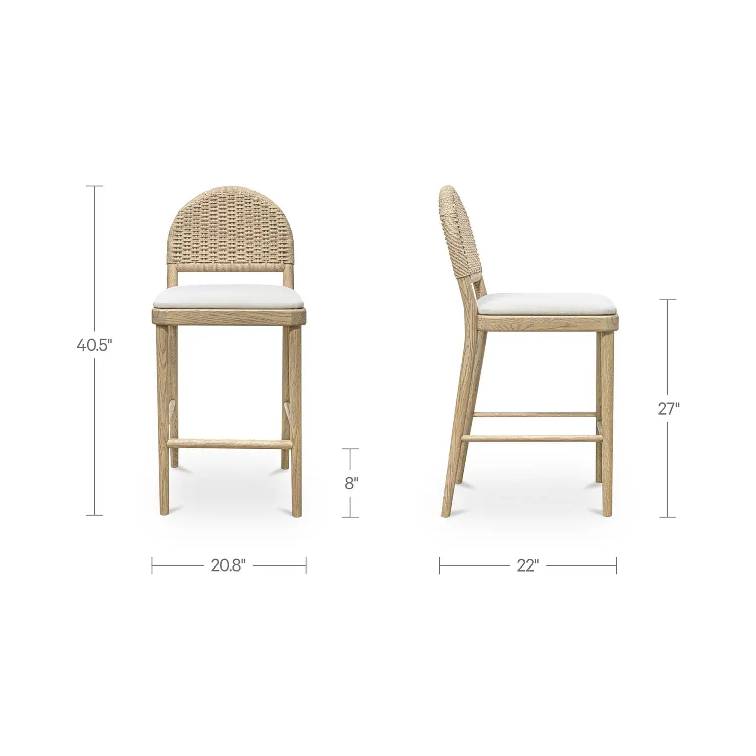 MOES, CLAIRE COUNTER STOOLS, BAR STOOLS