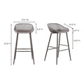 MOES PIAZZA OUTDOOR STOOLS - SET OF TWO - Outdoor Seating