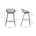 MOES PIAZZA OUTDOOR STOOLS - SET OF TWO - Outdoor Seating