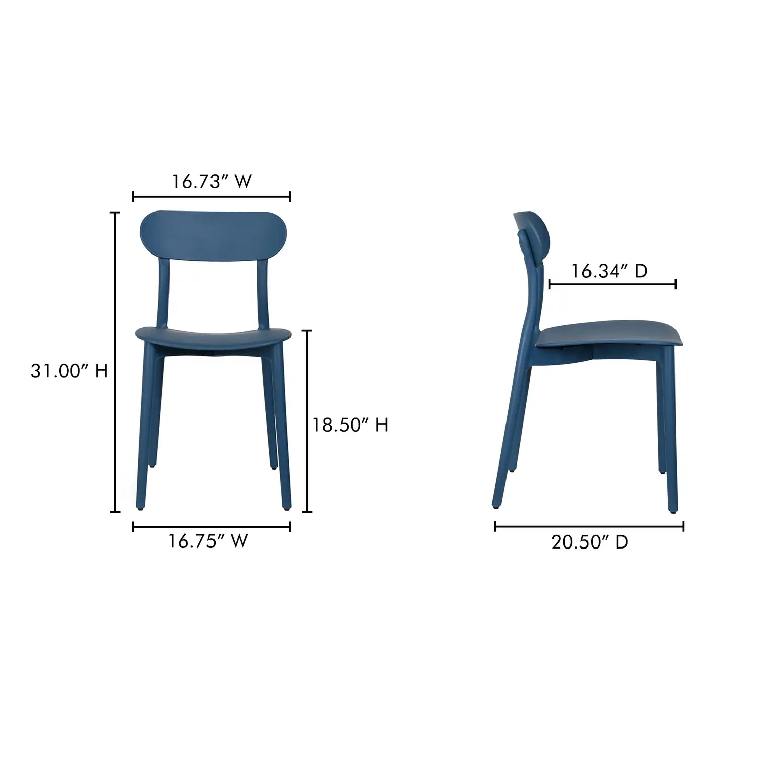 MOES, KENT DINING CHAIRS - SET OF TWO, DINING CHAIRS