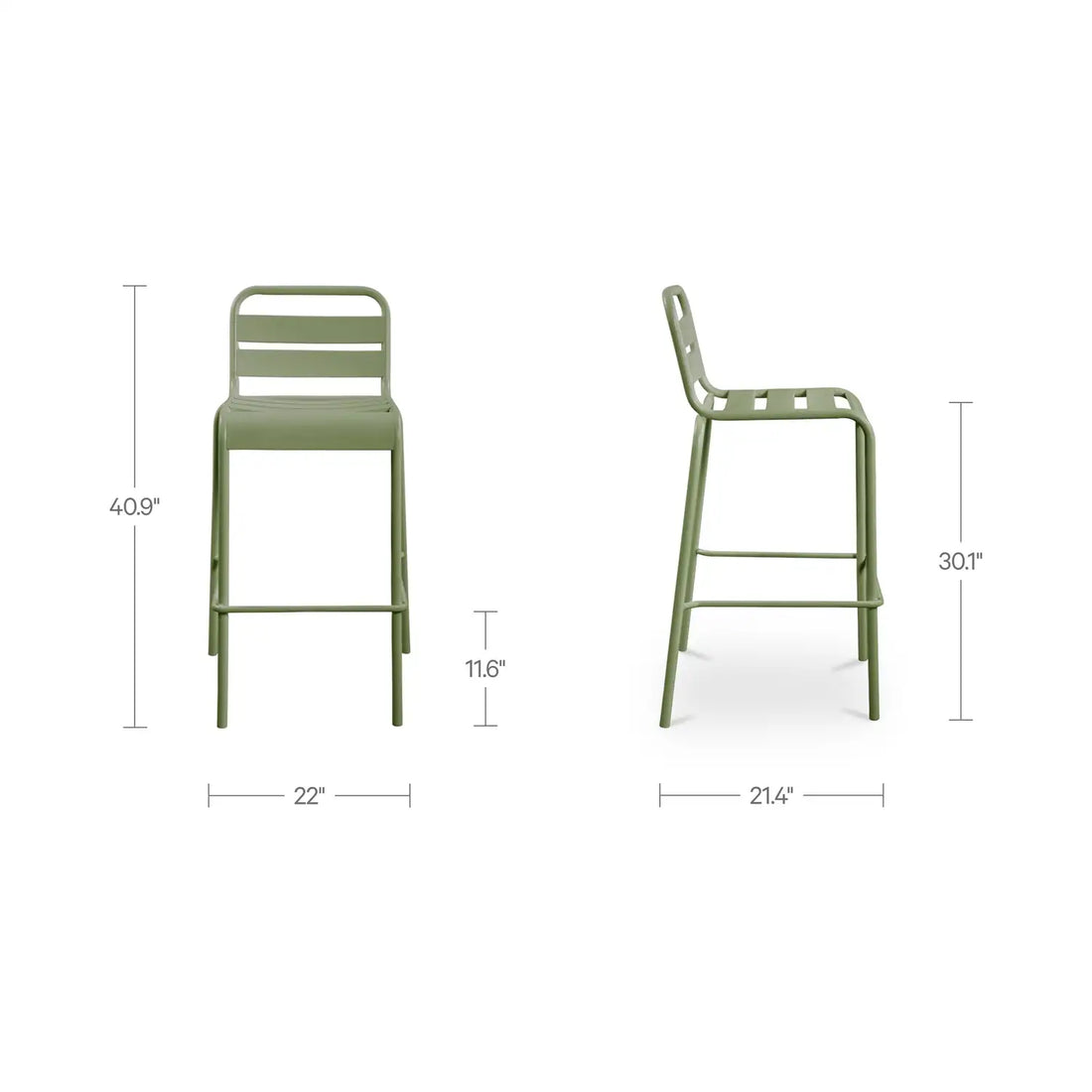 MOES KADE OUTDOOR STOOLS - SET OF TWO - Outdoor Seating