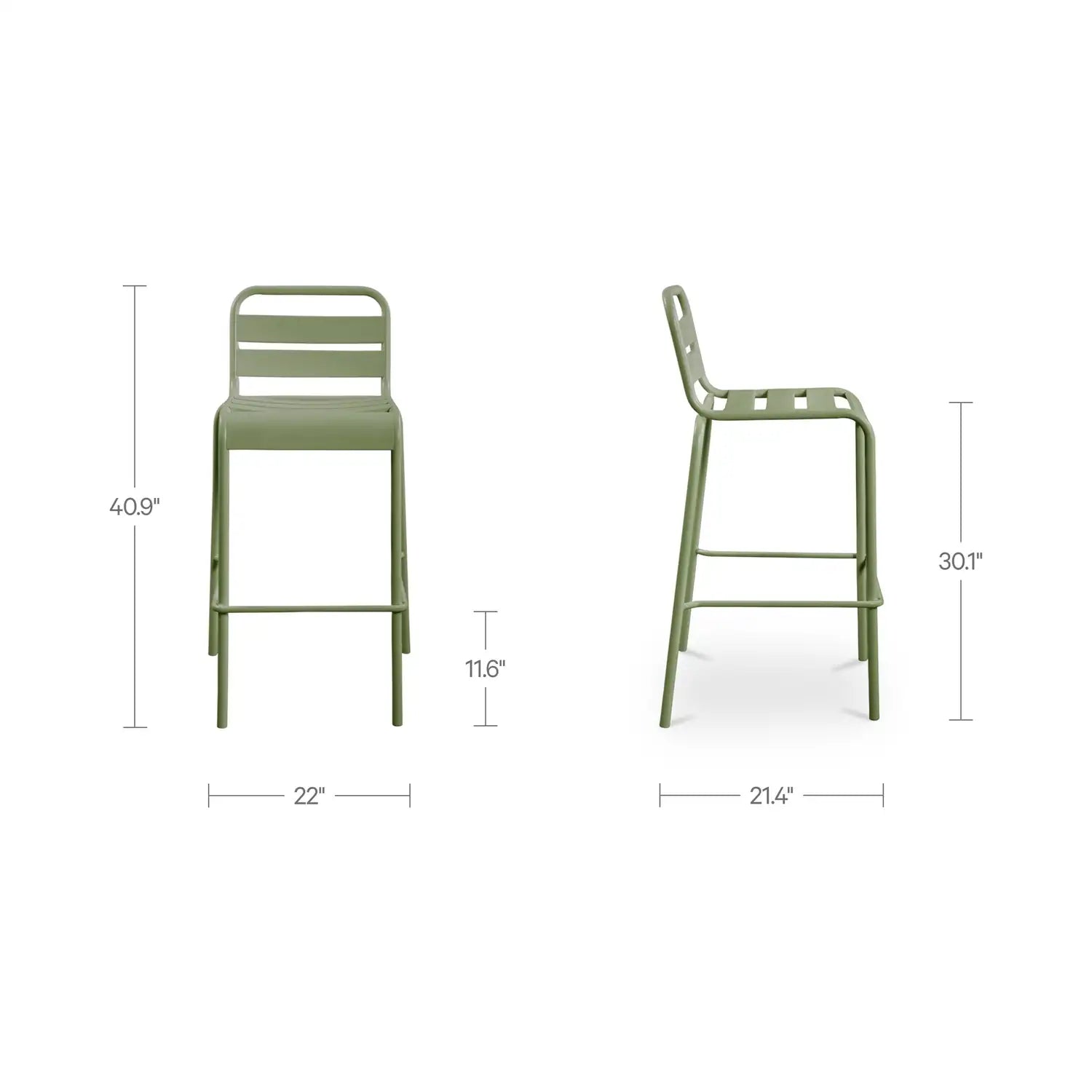 MOES KADE OUTDOOR STOOLS - SET OF TWO - Outdoor Seating