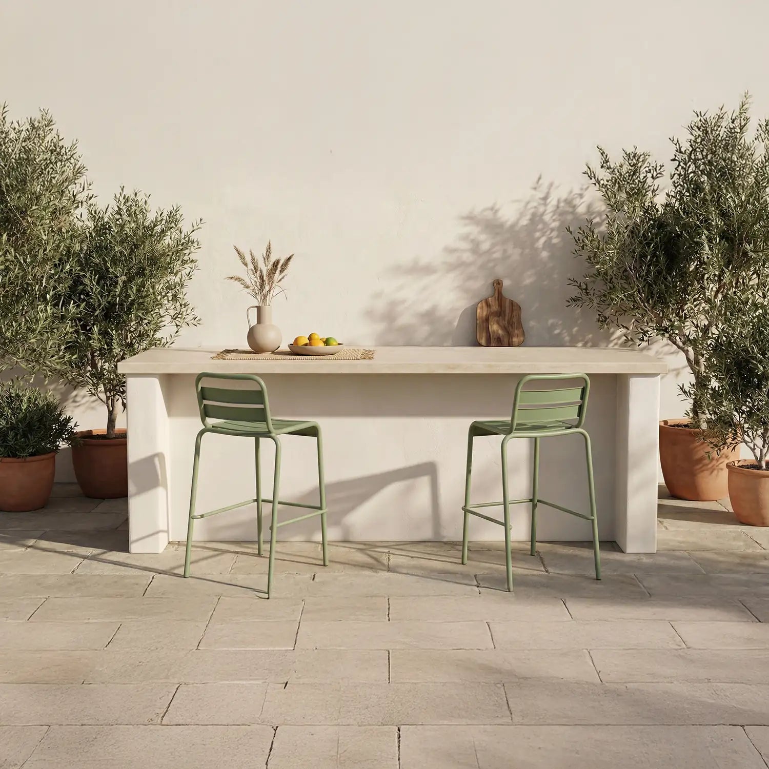 MOES KADE OUTDOOR STOOLS - SET OF TWO - Outdoor Seating