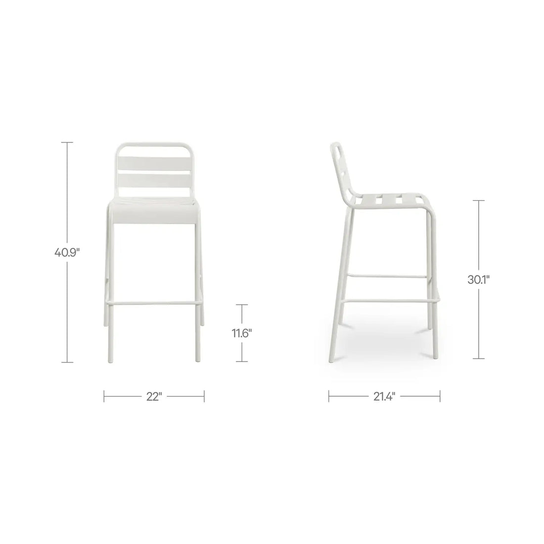 MOES KADE OUTDOOR STOOLS - SET OF TWO - Outdoor Seating
