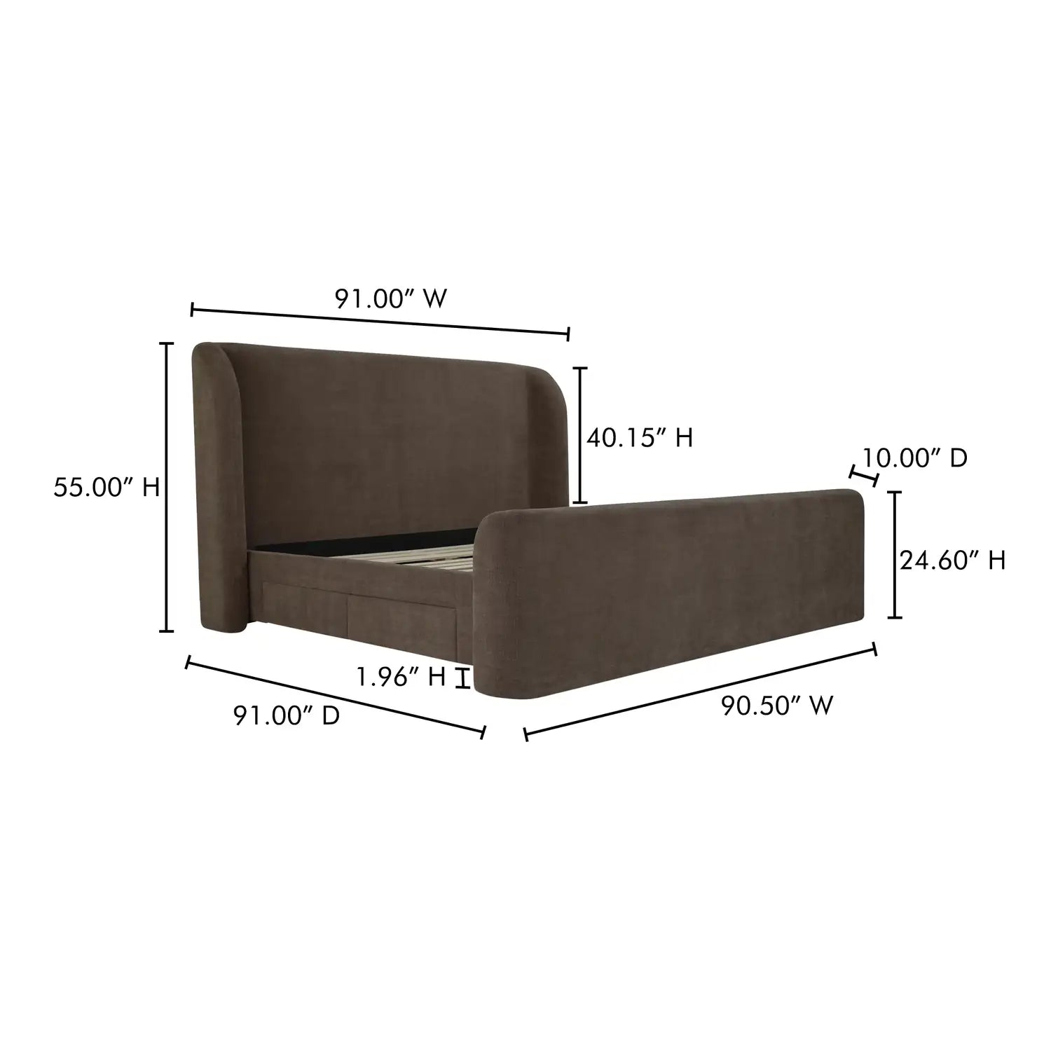 MOE'S, SOPHIA STORAGE BEDS, BEDS