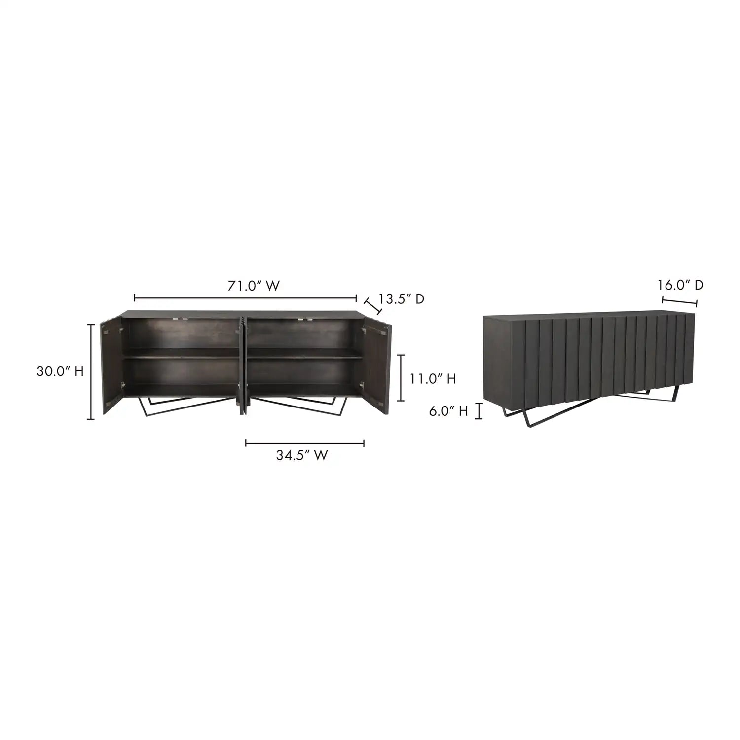 MOES BROLIO SIDEBOARDS - Cabinets & Bar