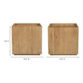 MOE'S, PLANK NIGHTSTANDS, NIGHTSTANDS