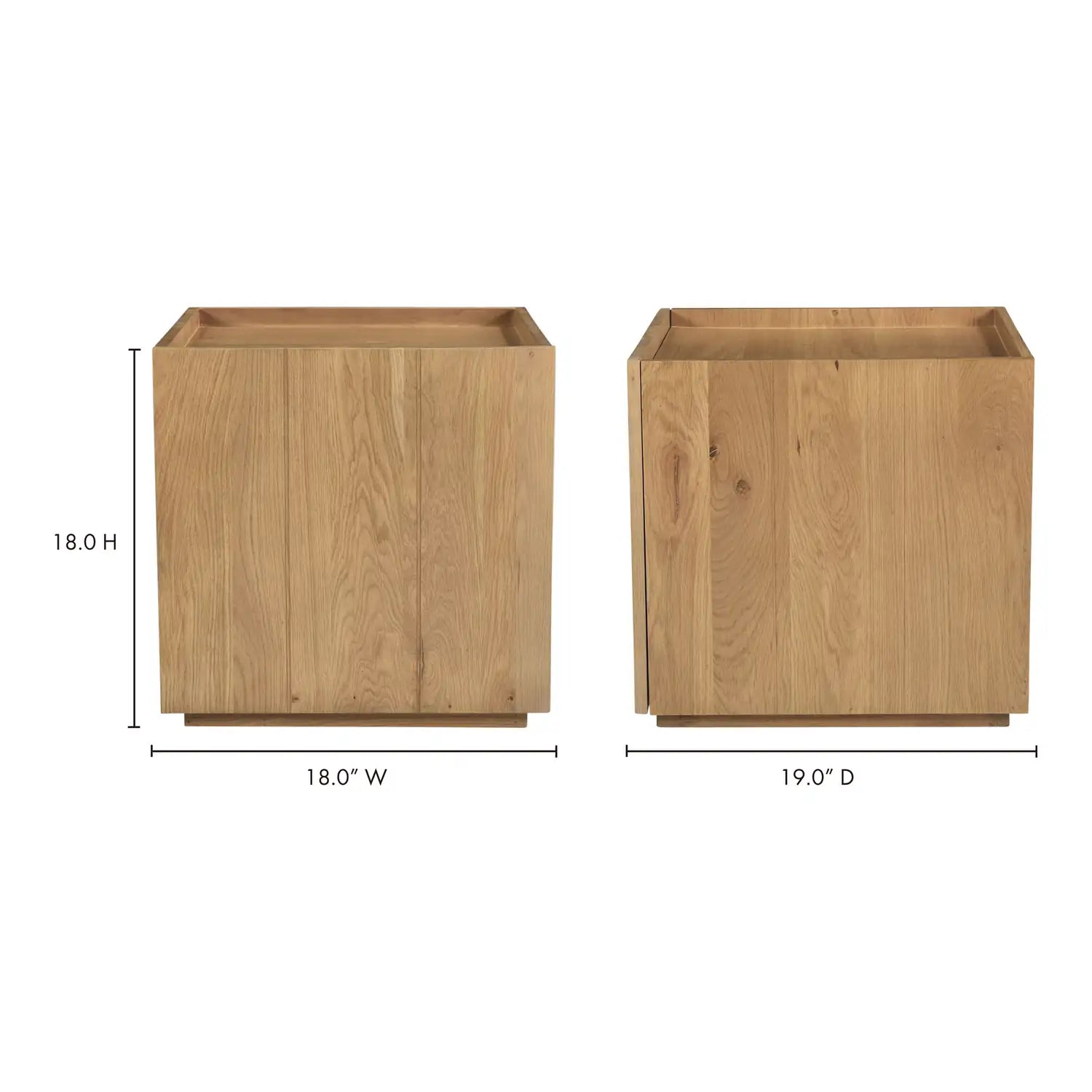 MOE'S, PLANK NIGHTSTANDS, NIGHTSTANDS