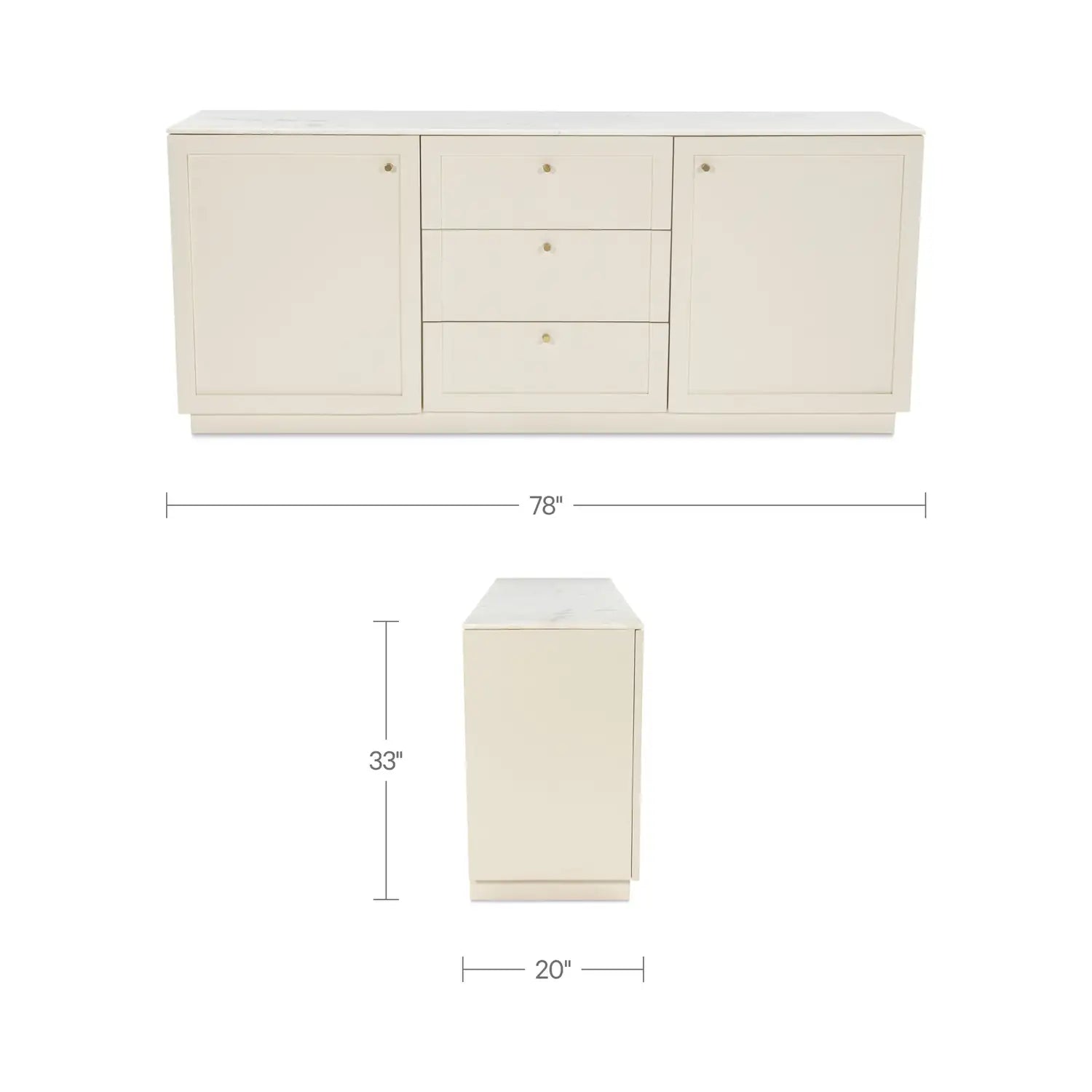 MOES NADINE SIDEBOARDS - Cabinets & Bar