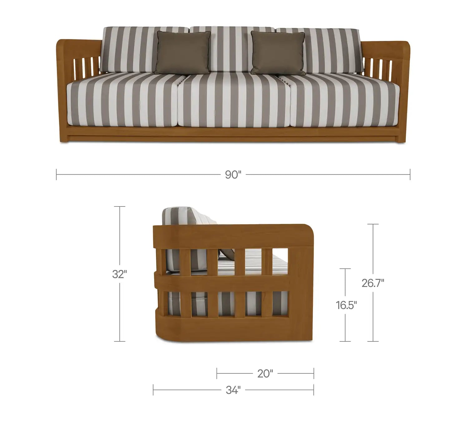 MOES ADELAIDE OUTDOOR SOFAS - Outdoor Seating