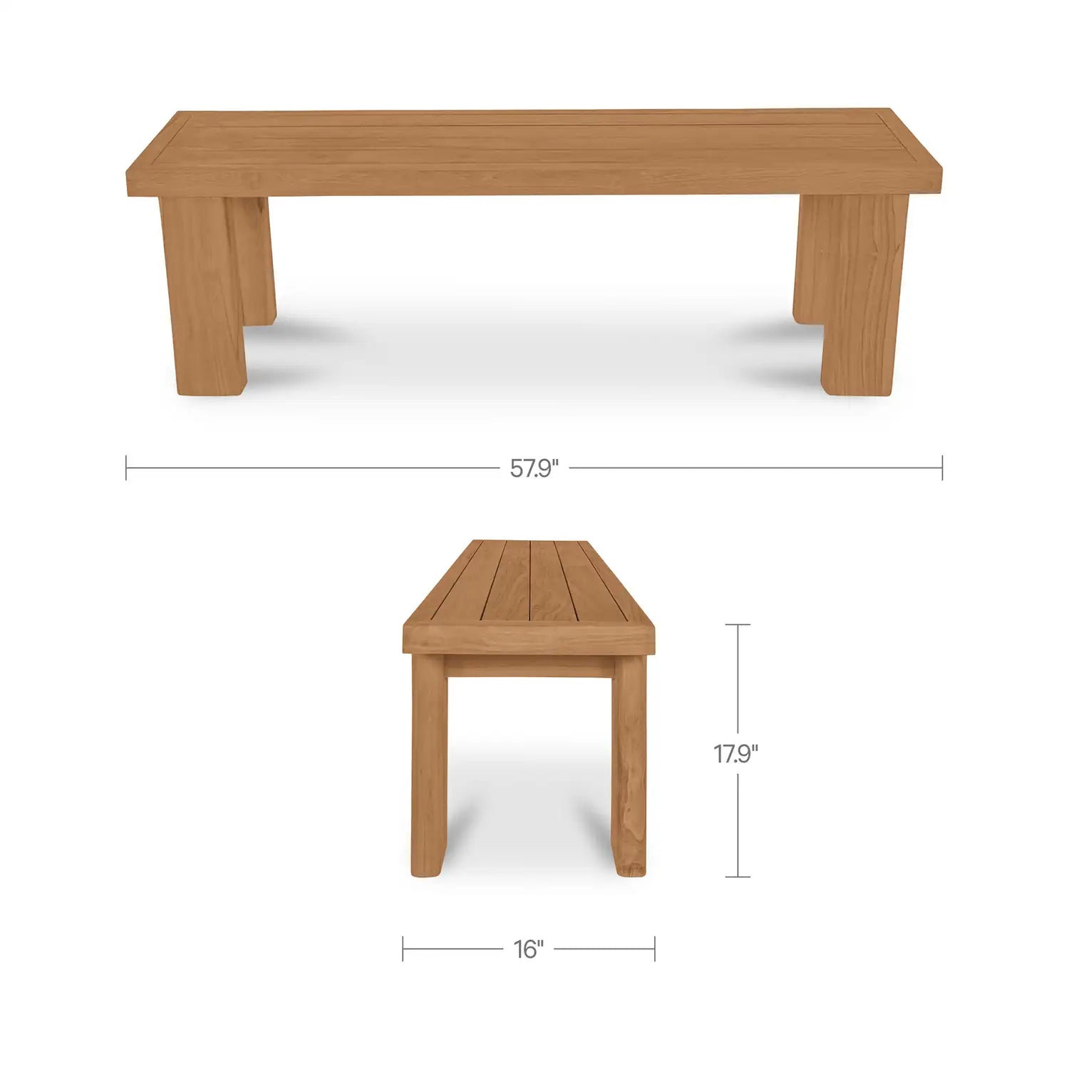 MOES MARINA DINING BENCHES - Benches, Ottoman, Stools