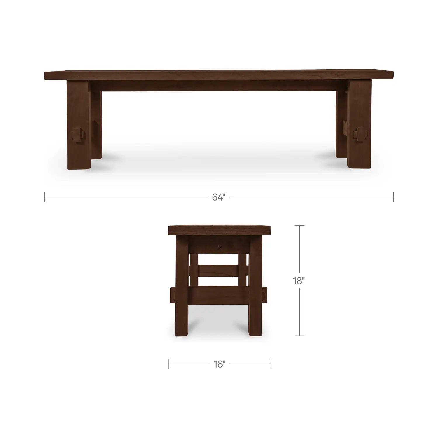 MOES ESMOND DINING BENCHES - Benches, Ottoman, Stools
