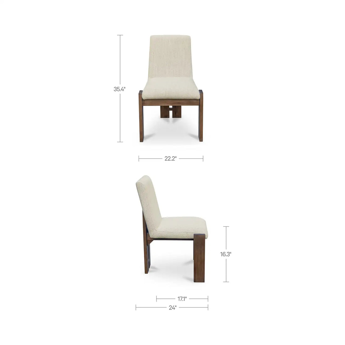 MOES, MIA DINING CHAIRS - SET OF TWO, DINING CHAIRS