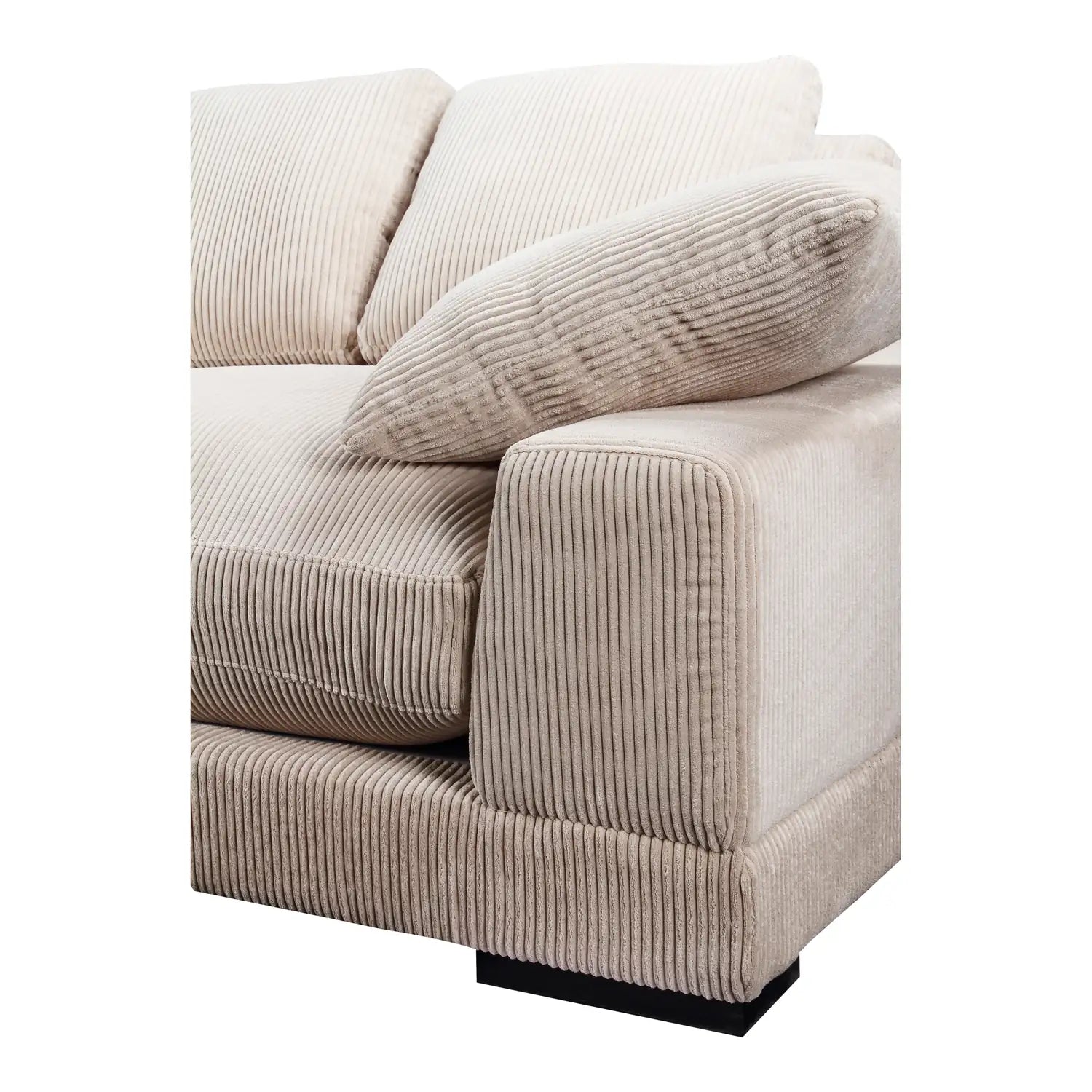 MOES, PLUNGE SECTIONALS, SOFA
