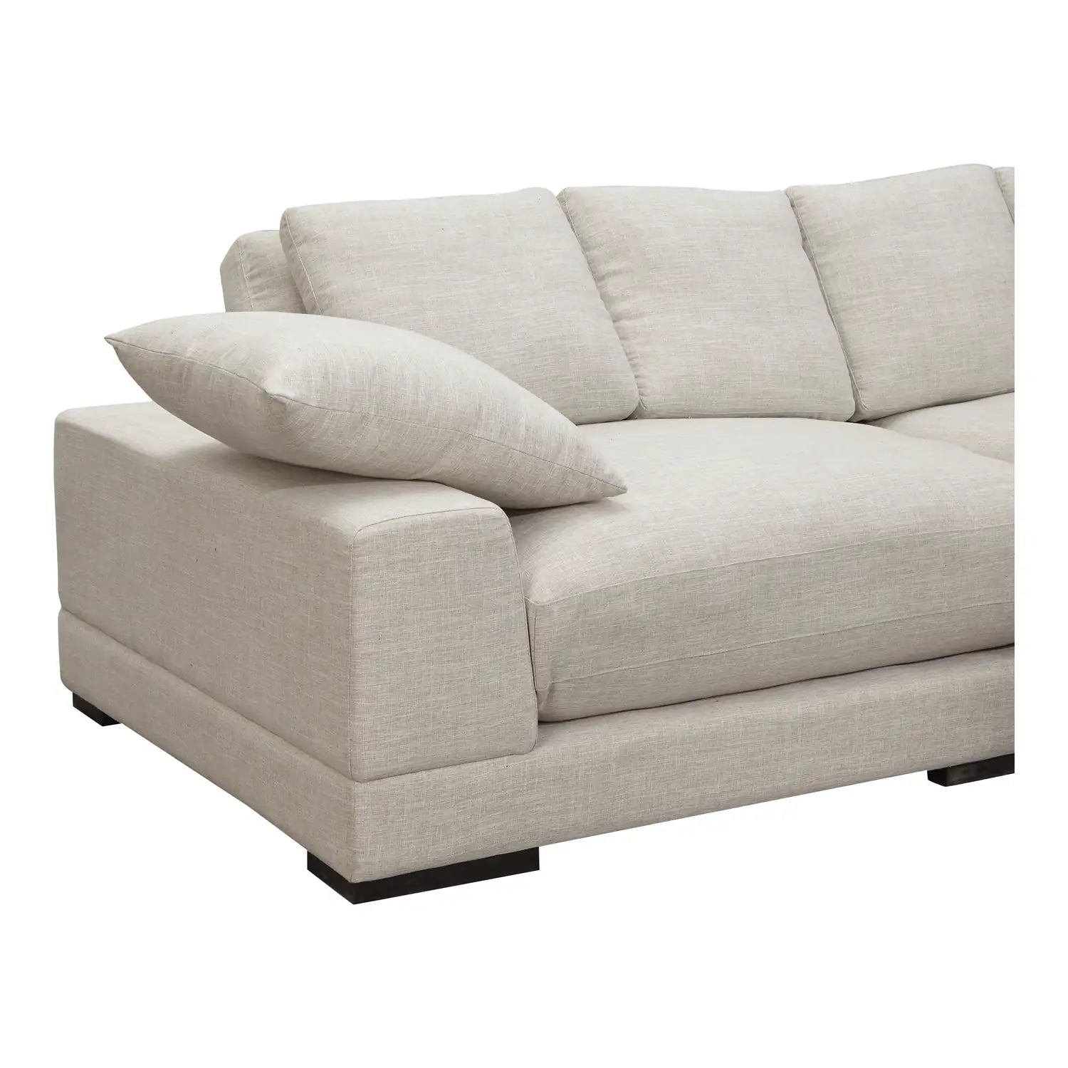 MOES, PLUNGE SECTIONALS, SOFA