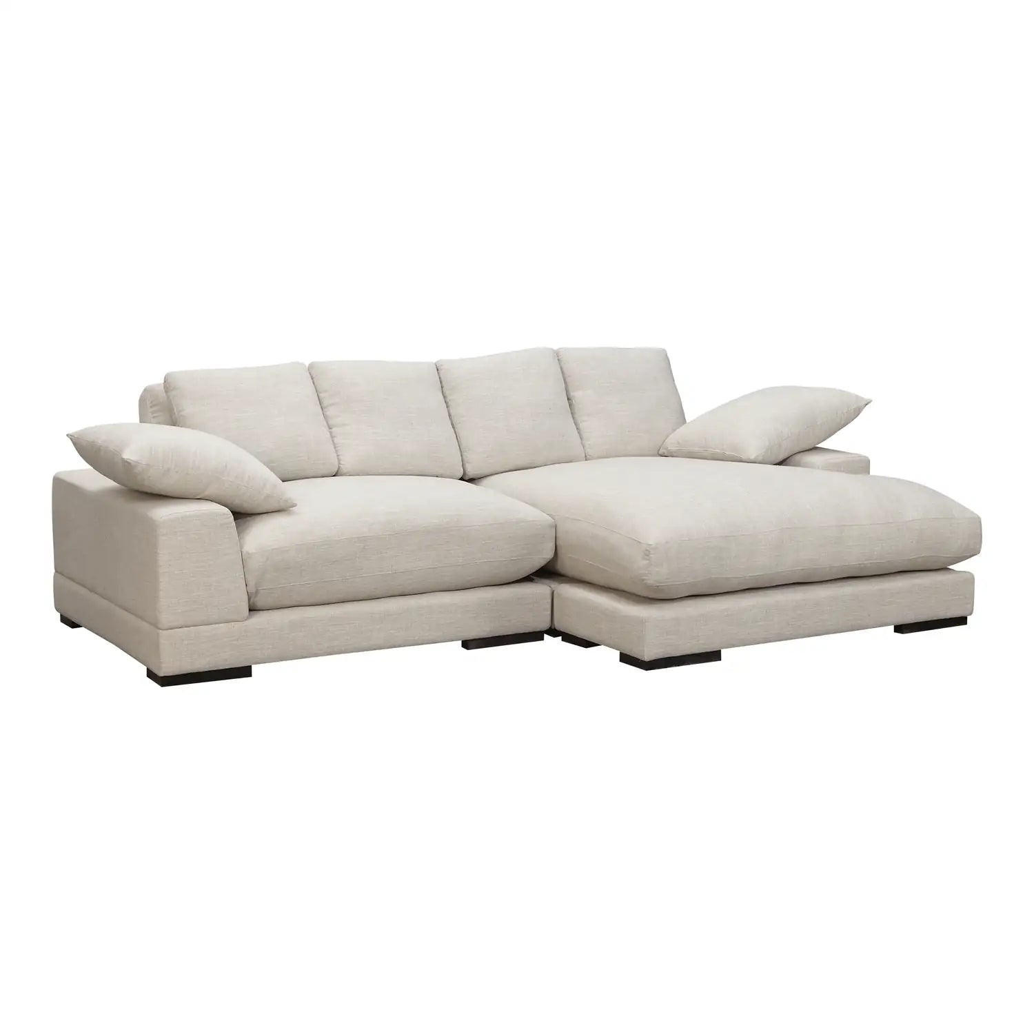 MOES, PLUNGE SECTIONALS, SOFA