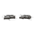 MOES, PLUNGE SECTIONALS, SOFA
