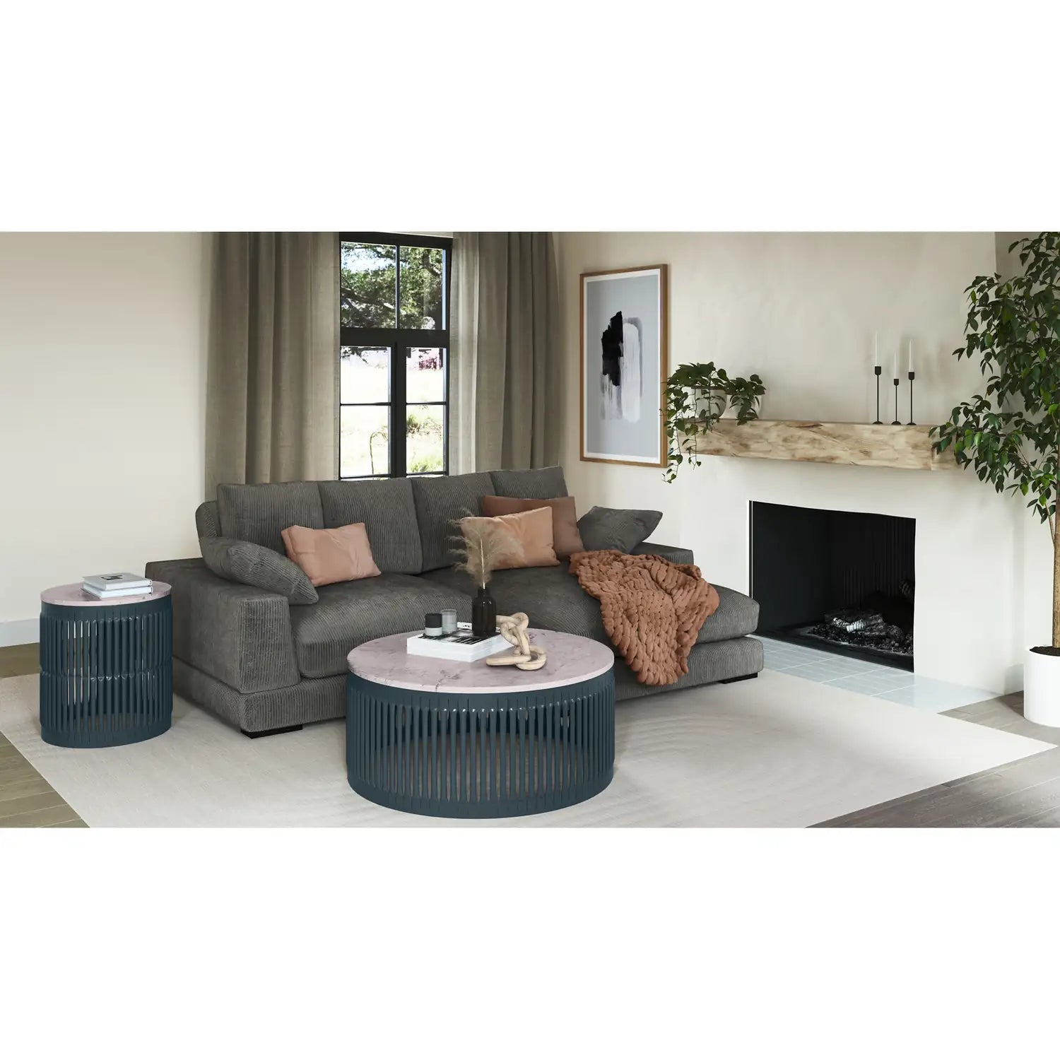 MOES, PLUNGE SECTIONALS, SOFA