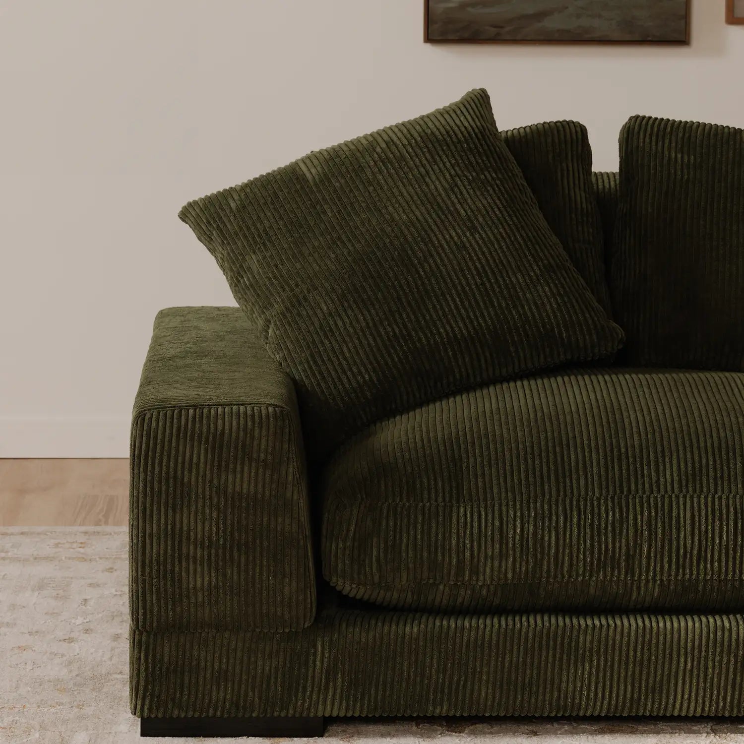 MOES, PLUNGE SECTIONALS, SOFA