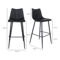 MOES, ALIBI BAR STOOLS - SET OF TWO, BAR STOOLS