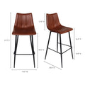 MOES, ALIBI BAR STOOLS - SET OF TWO, BAR STOOLS