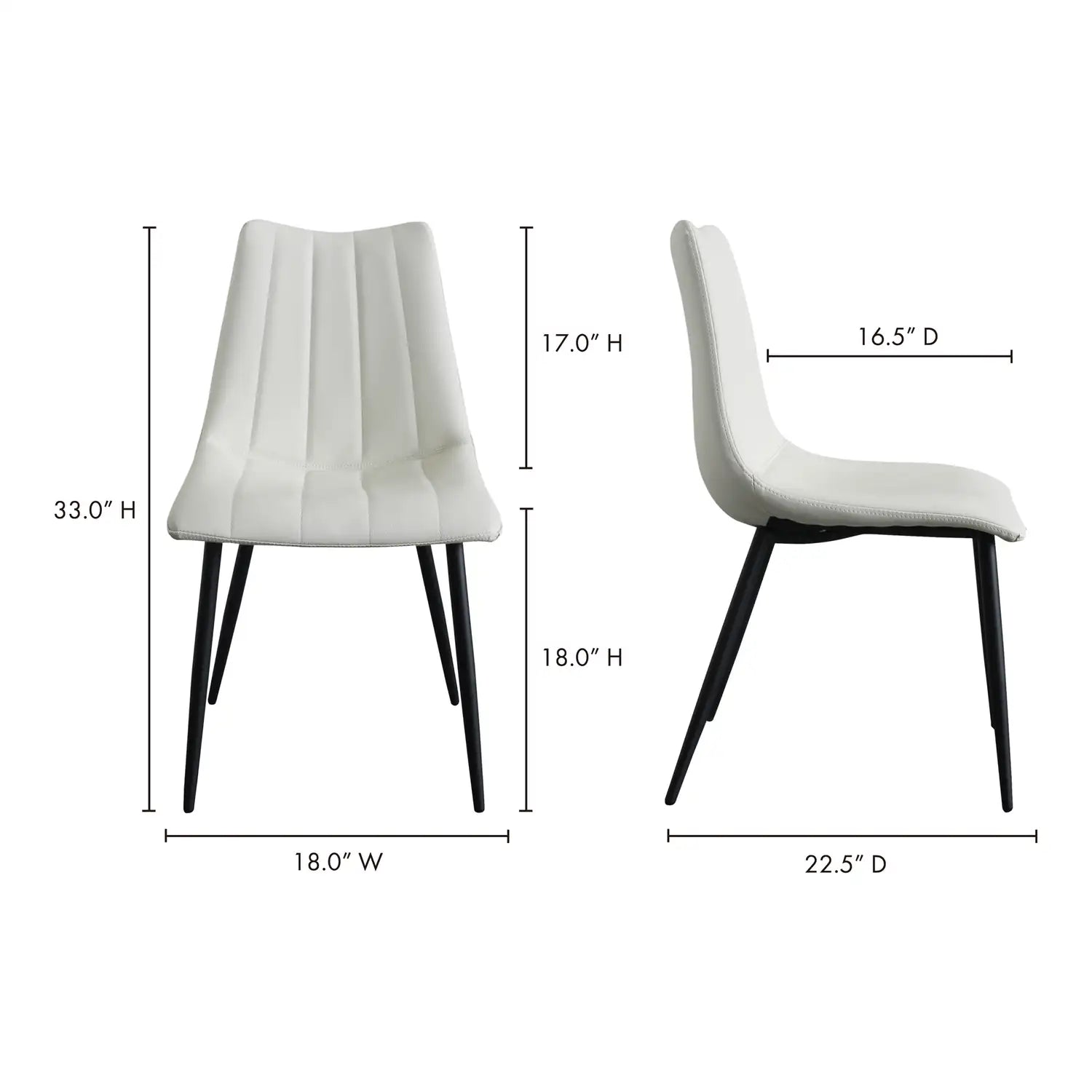 MOES, ALIBI DINING CHAIRS - SET OF TWO, DINING CHAIRS