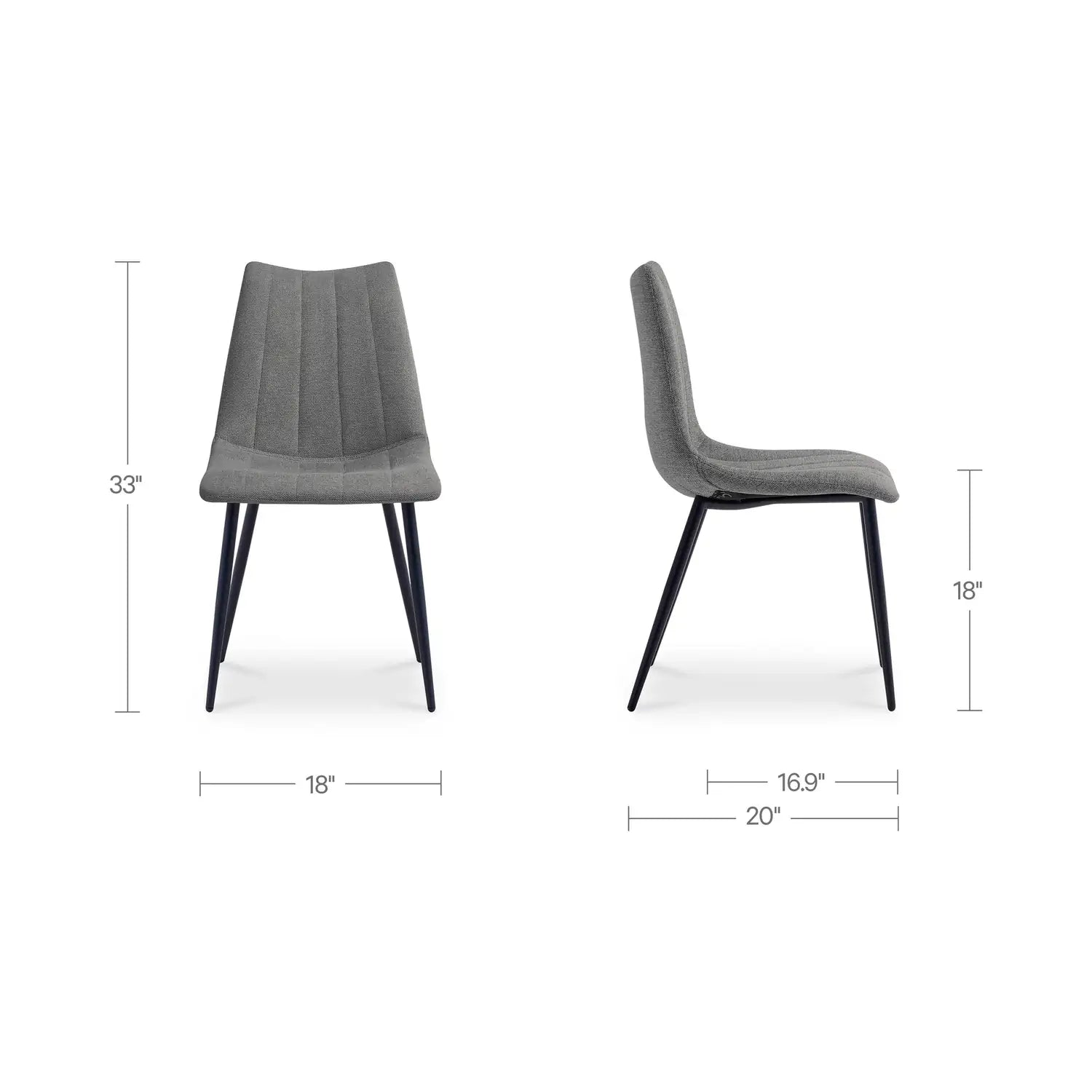 MOES, ALIBI DINING CHAIRS - SET OF TWO, DINING CHAIRS