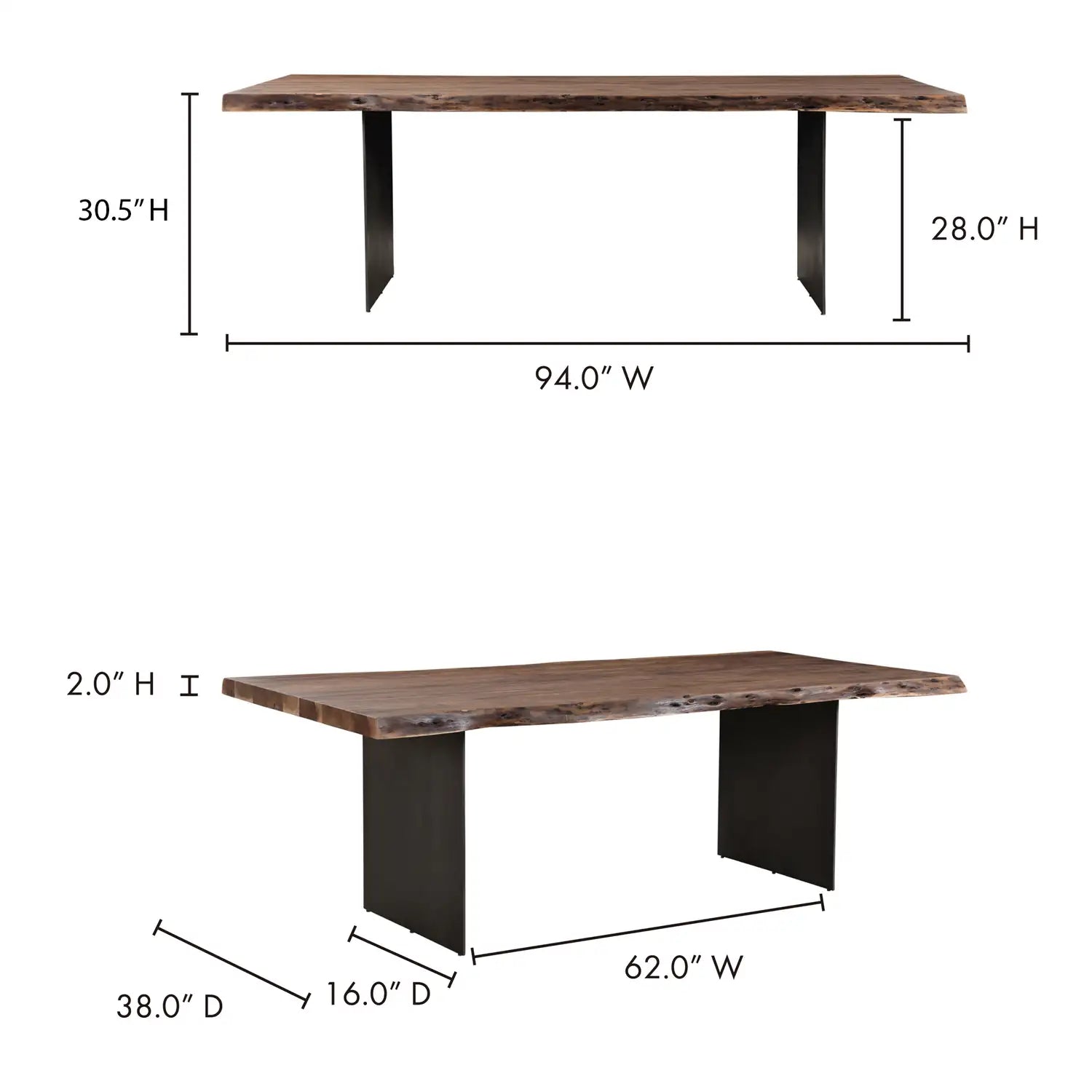 MOES HOWELL DINING TABLES - Dining Tables