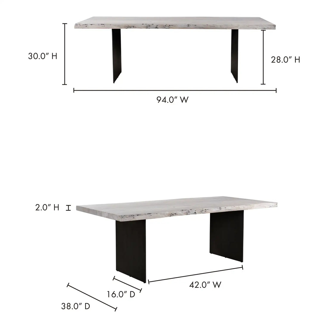 MOES EVANS DINING TABLES - Dining Tables