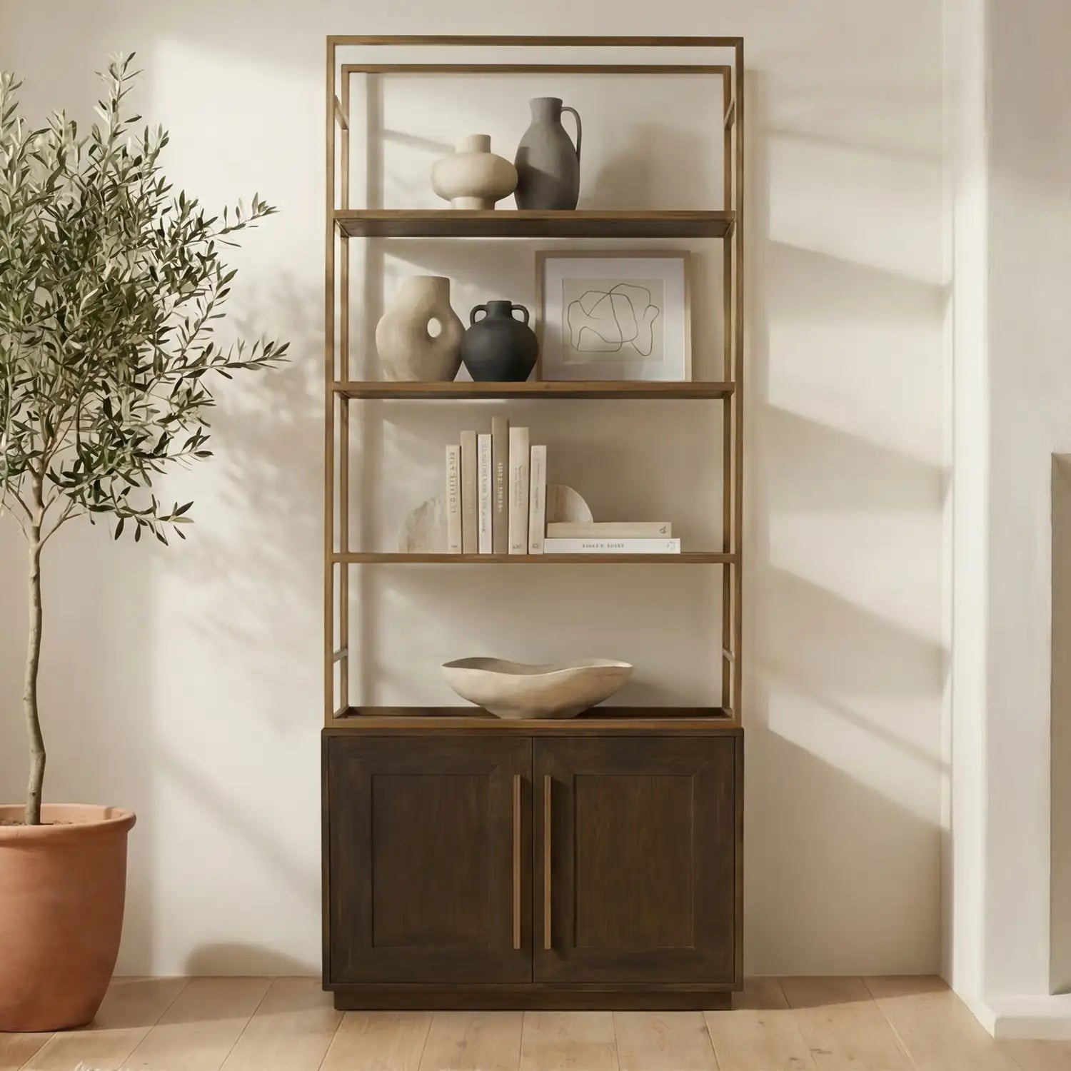 MOES ELLIOT BOOKSHELVES - Cabinets & Bar