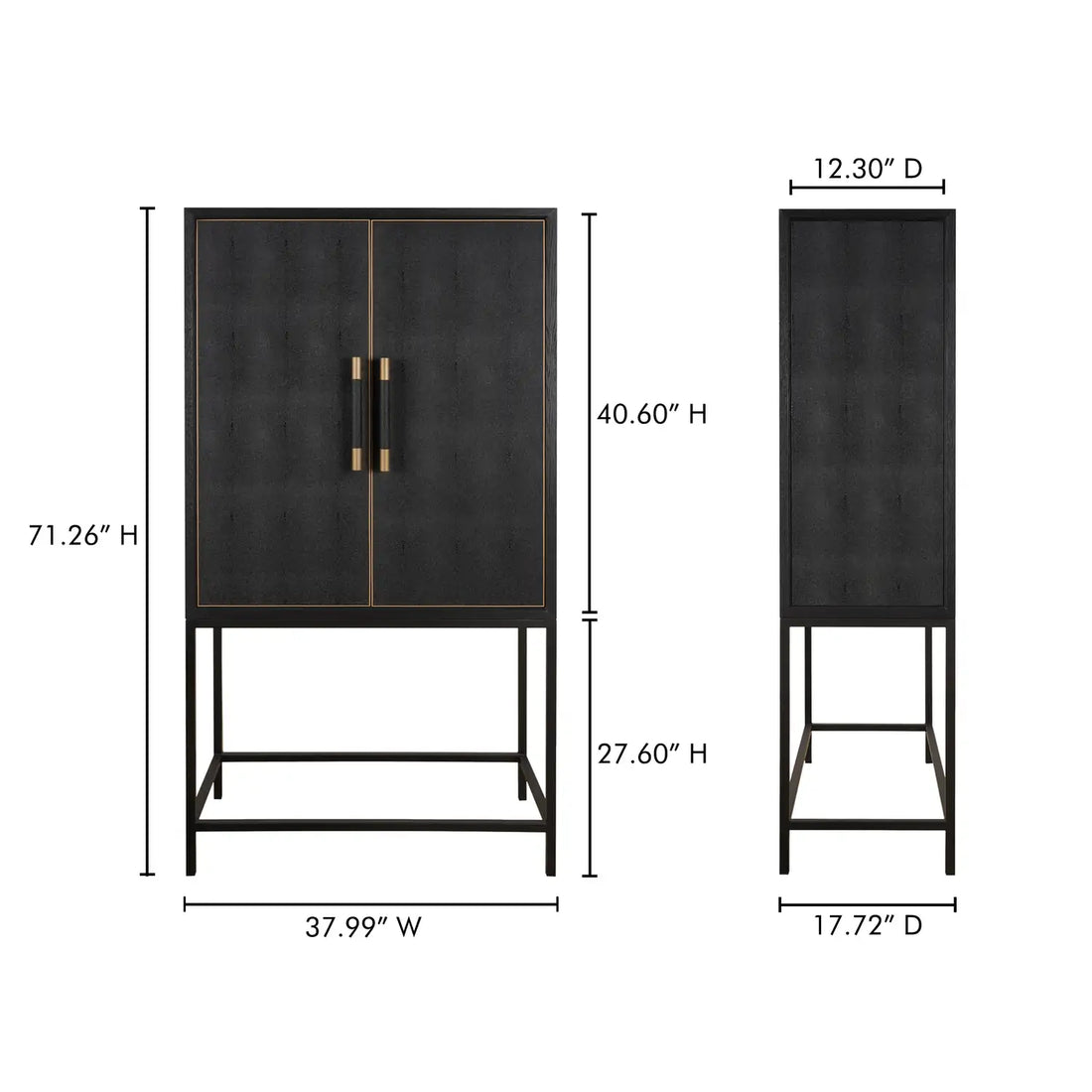 MOES MAKO BAR CARTS AND CABINETS - Cabinets & Bar