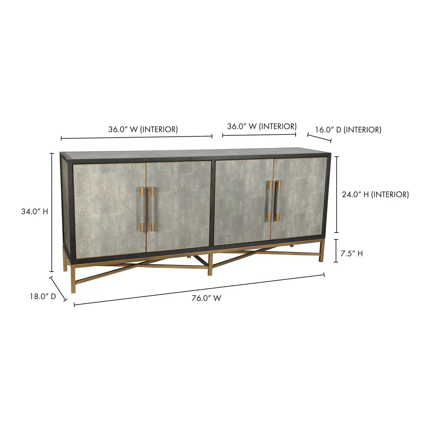 MOES MAKO SIDEBOARDS - Cabinets & Bar