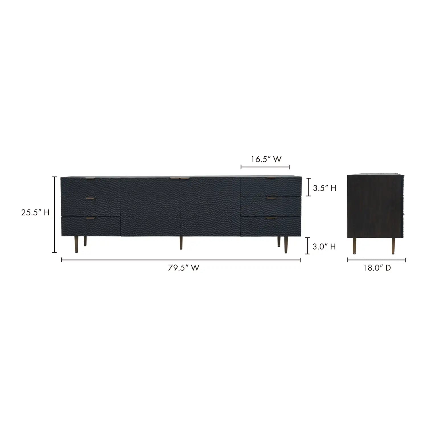 MOES BREU SIDEBOARDS - Cabinets & Bar