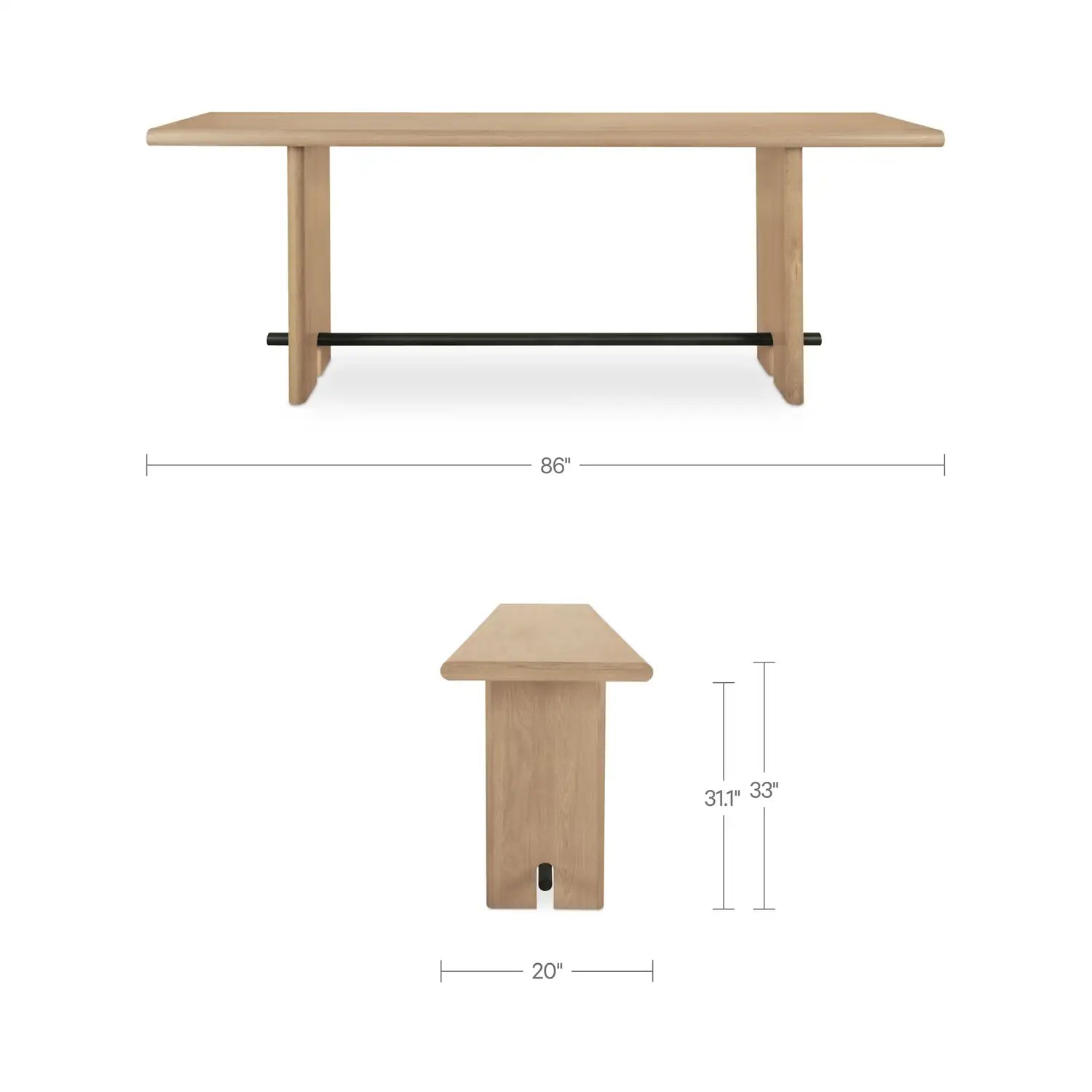 MOES MADISON CONSOLE TABLES - Consoles