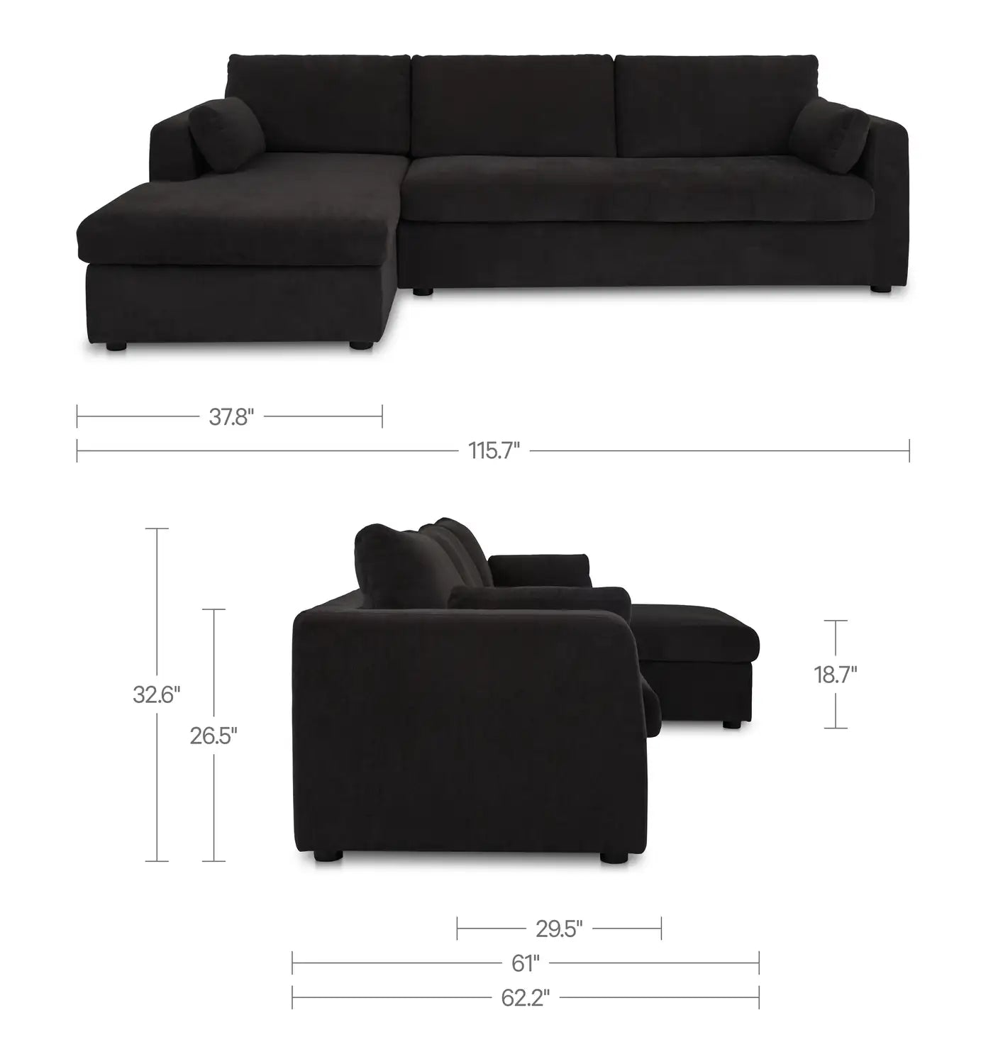 MOES, BURROW MODULAR SECTIONALS, SOFA