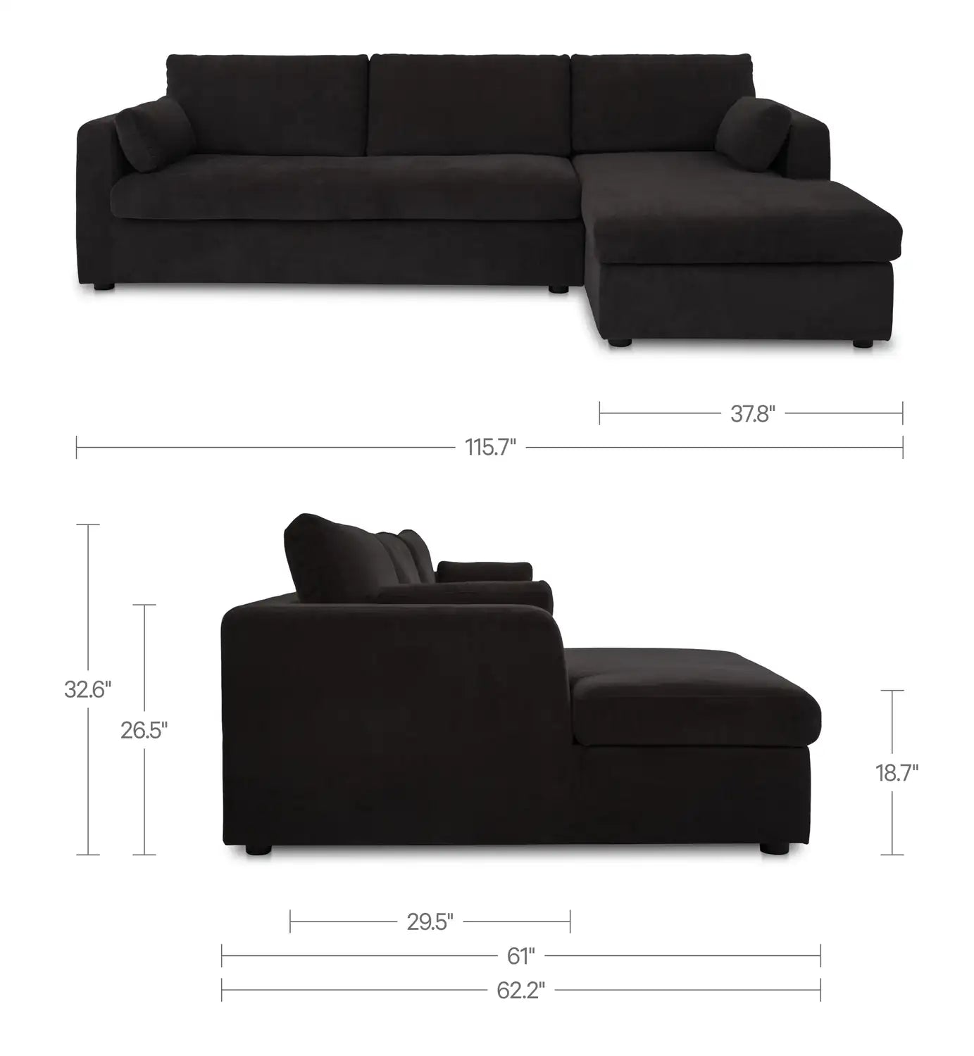 MOES, BURROW MODULAR SECTIONALS, SOFA