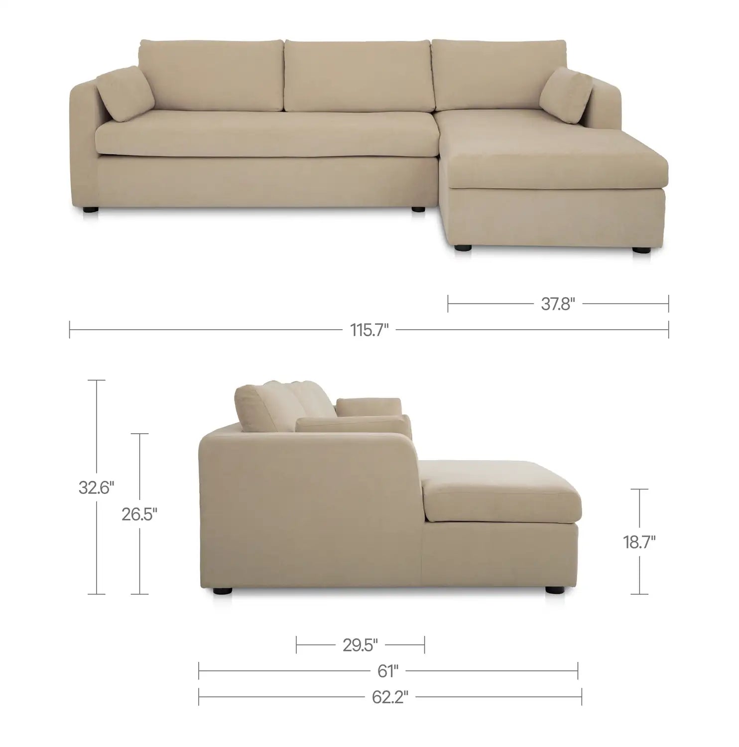MOES, BURROW MODULAR SECTIONALS, SOFA