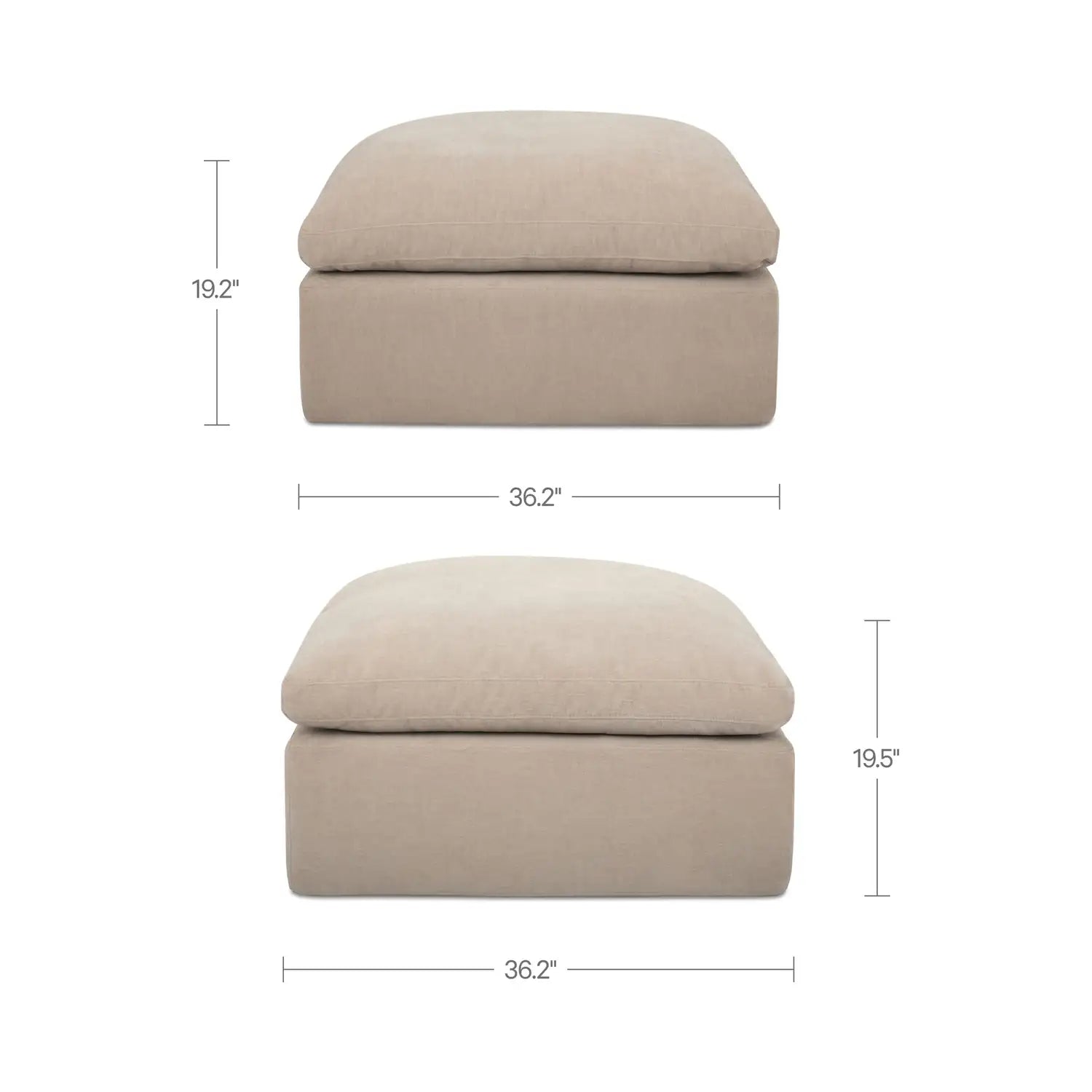 MOES CATES OTTOMANS - Benches, Ottoman, Stools