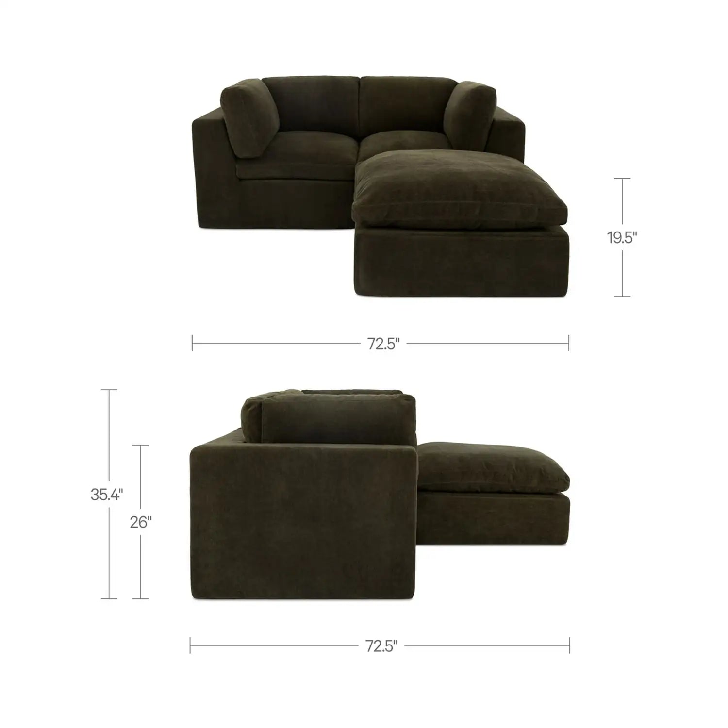 MOES CATES MODULAR SECTIONALS - Sofa