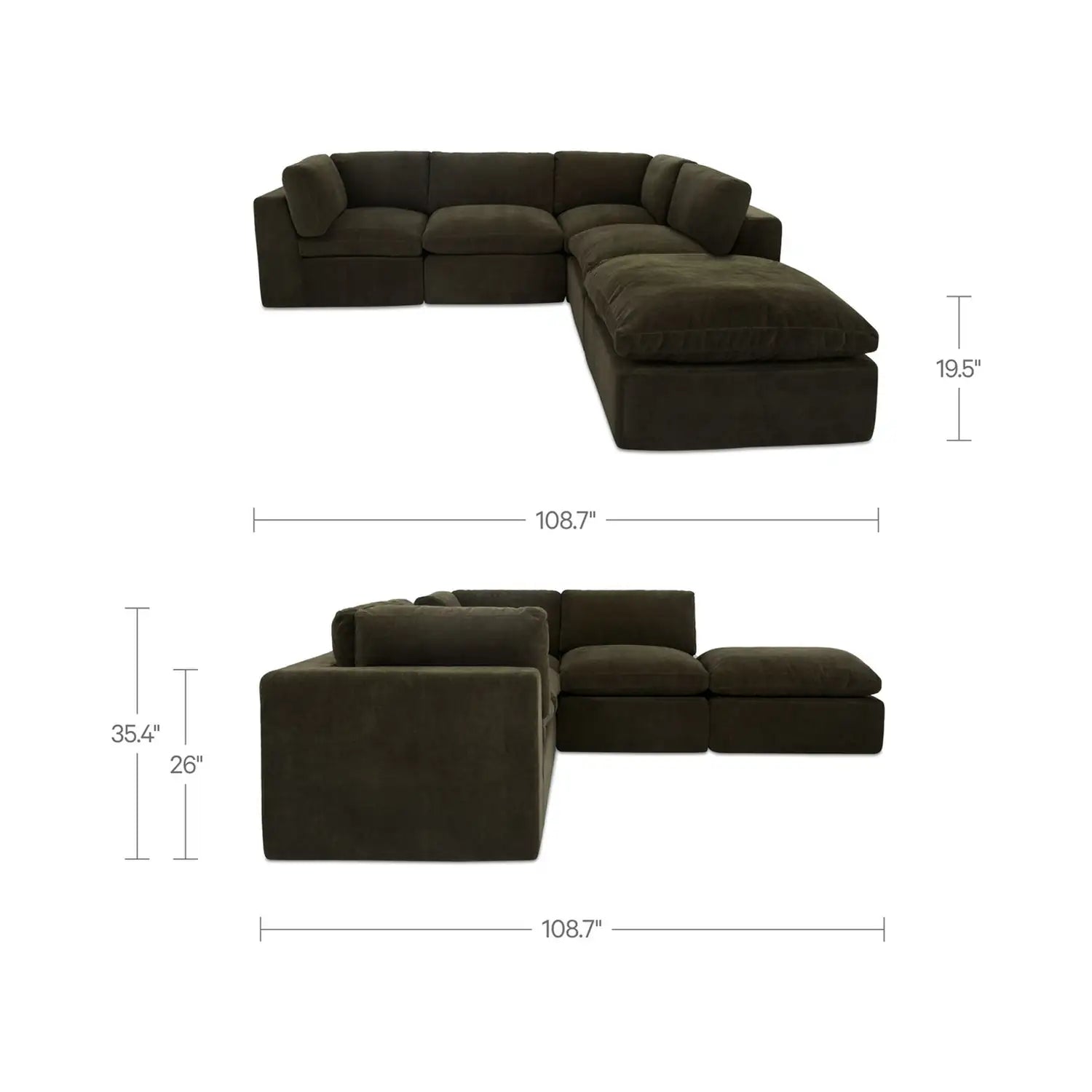 MOES CATES MODULAR SECTIONALS - Sofa